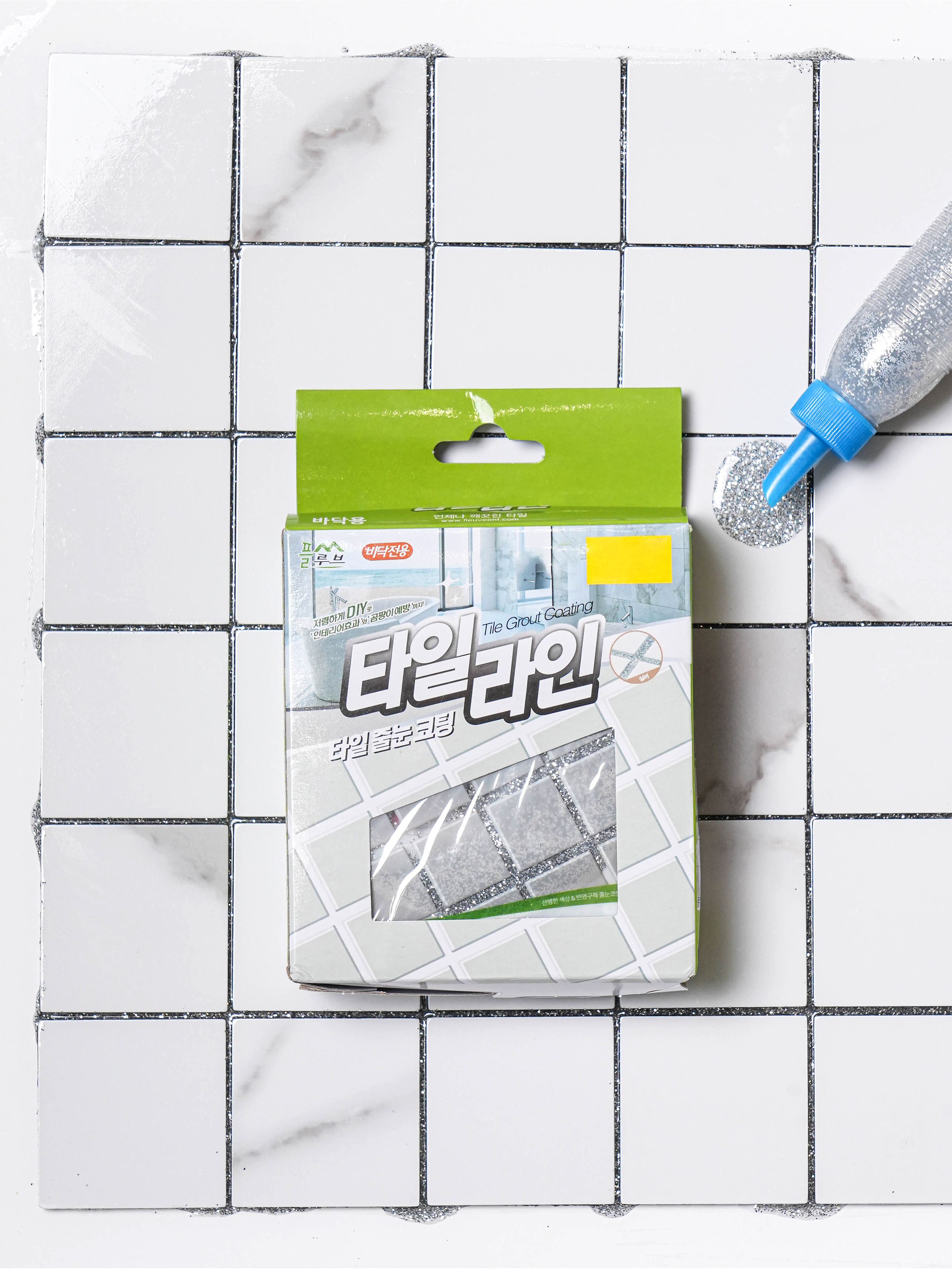 플루브 타일 라인 줄눈 보수제 실버