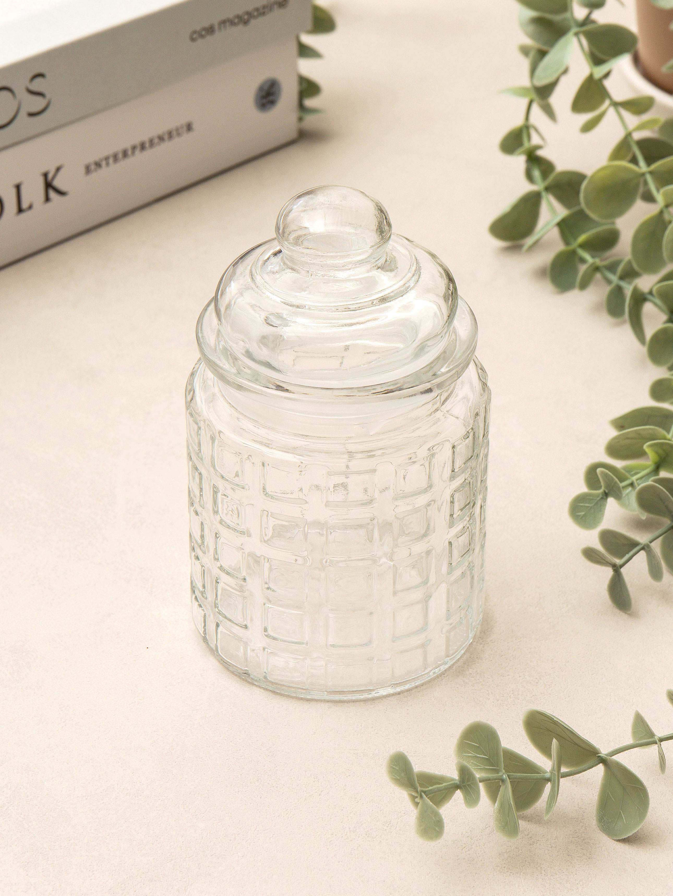 유리 뚜껑 저장 용기 280 ml