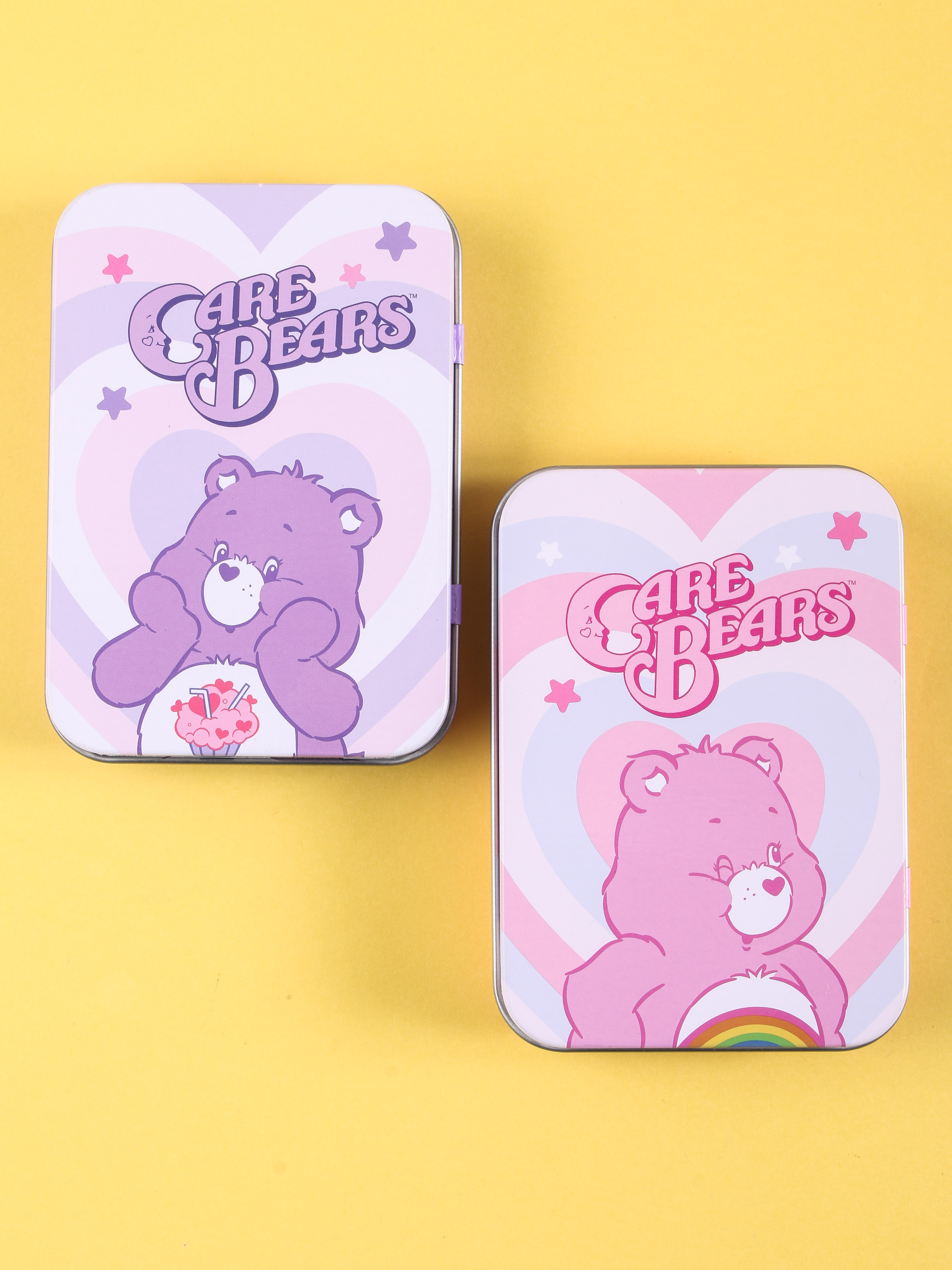 Набор стикеров в жестяной коробке Care Bears