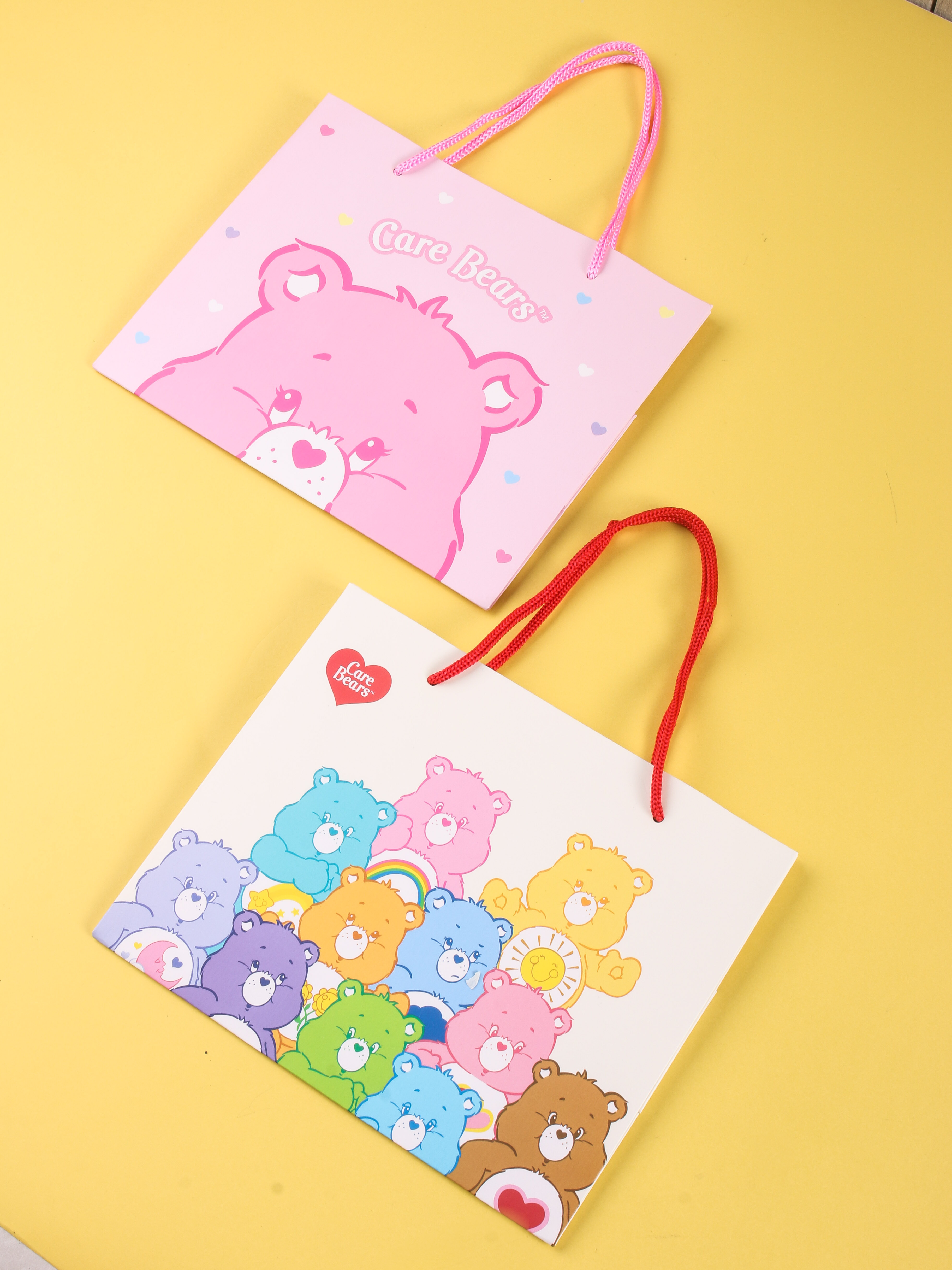 케어베어 직사각 쇼핑백 약 24 X 20 X 13 cm