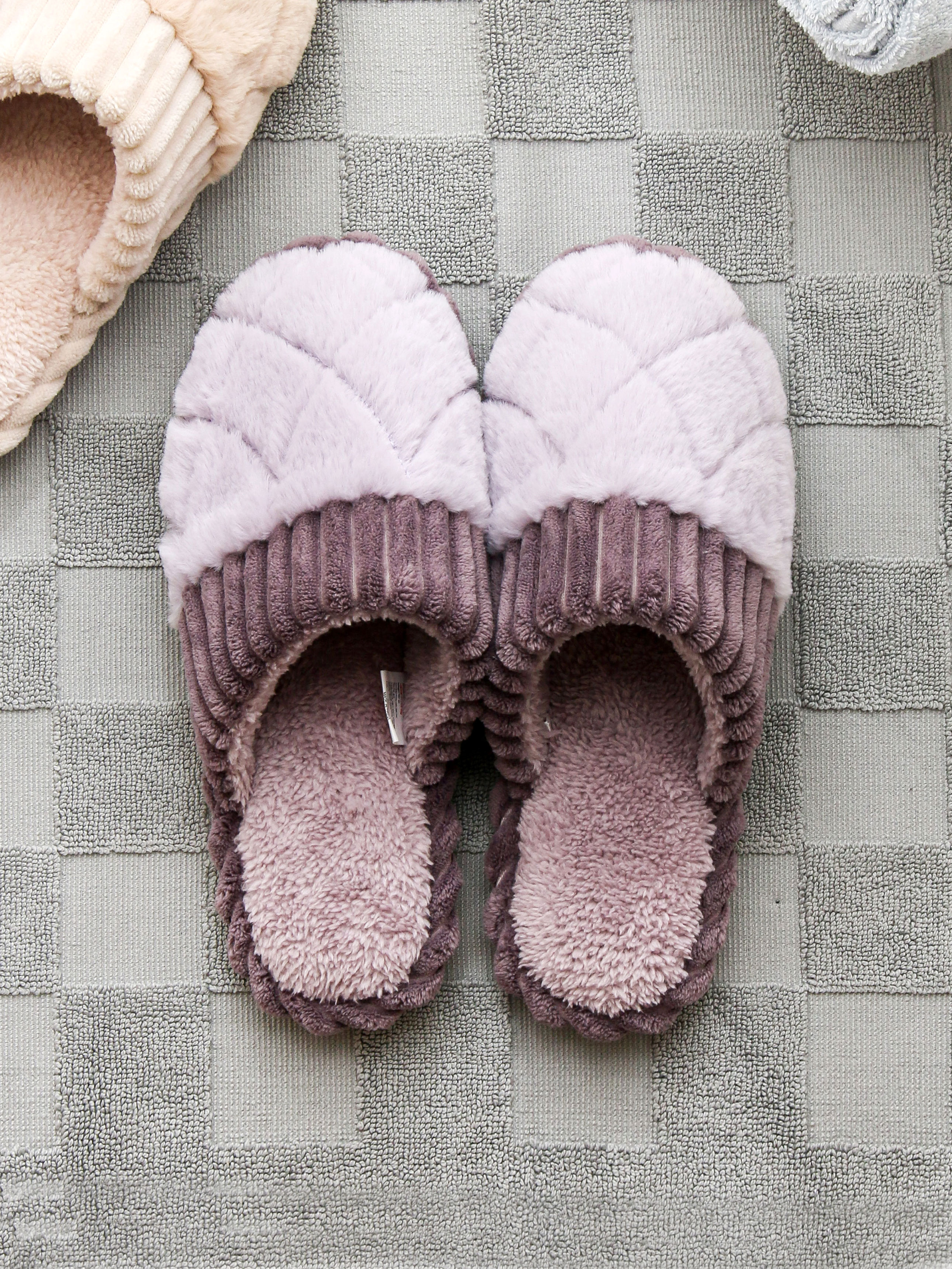 꼬임 끈 포인트 막힘 겨울 거실화