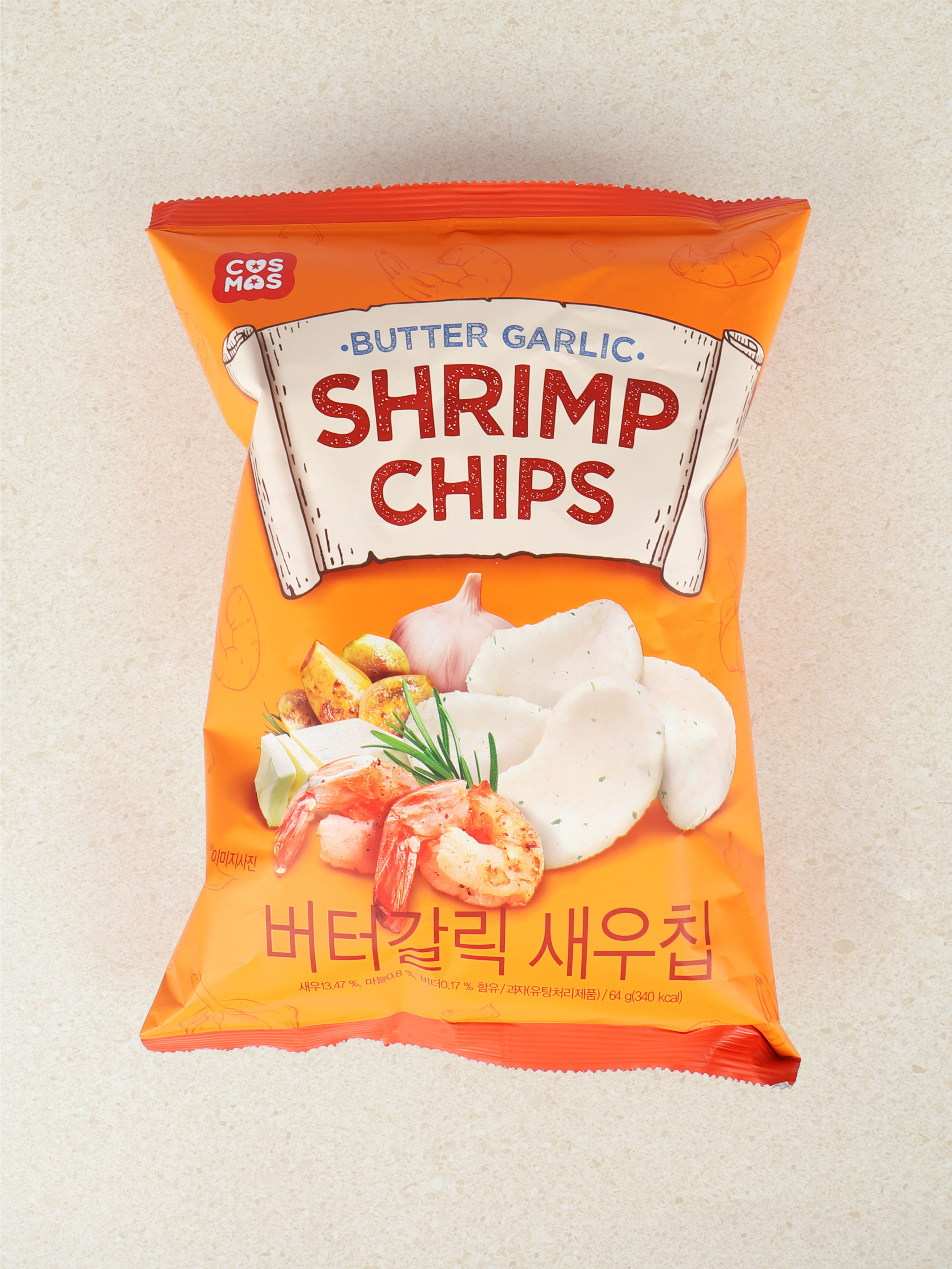코스모스 버터갈릭 새우칩 56g