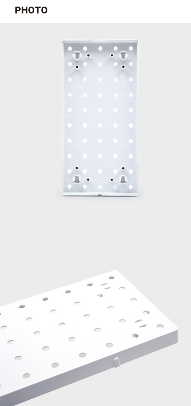 홀앤홀 타공판 12.5 X 25 cm