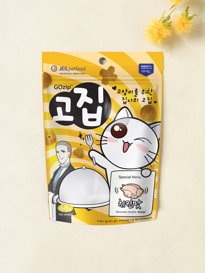 [펫] 고집 치킨맛 60 g
