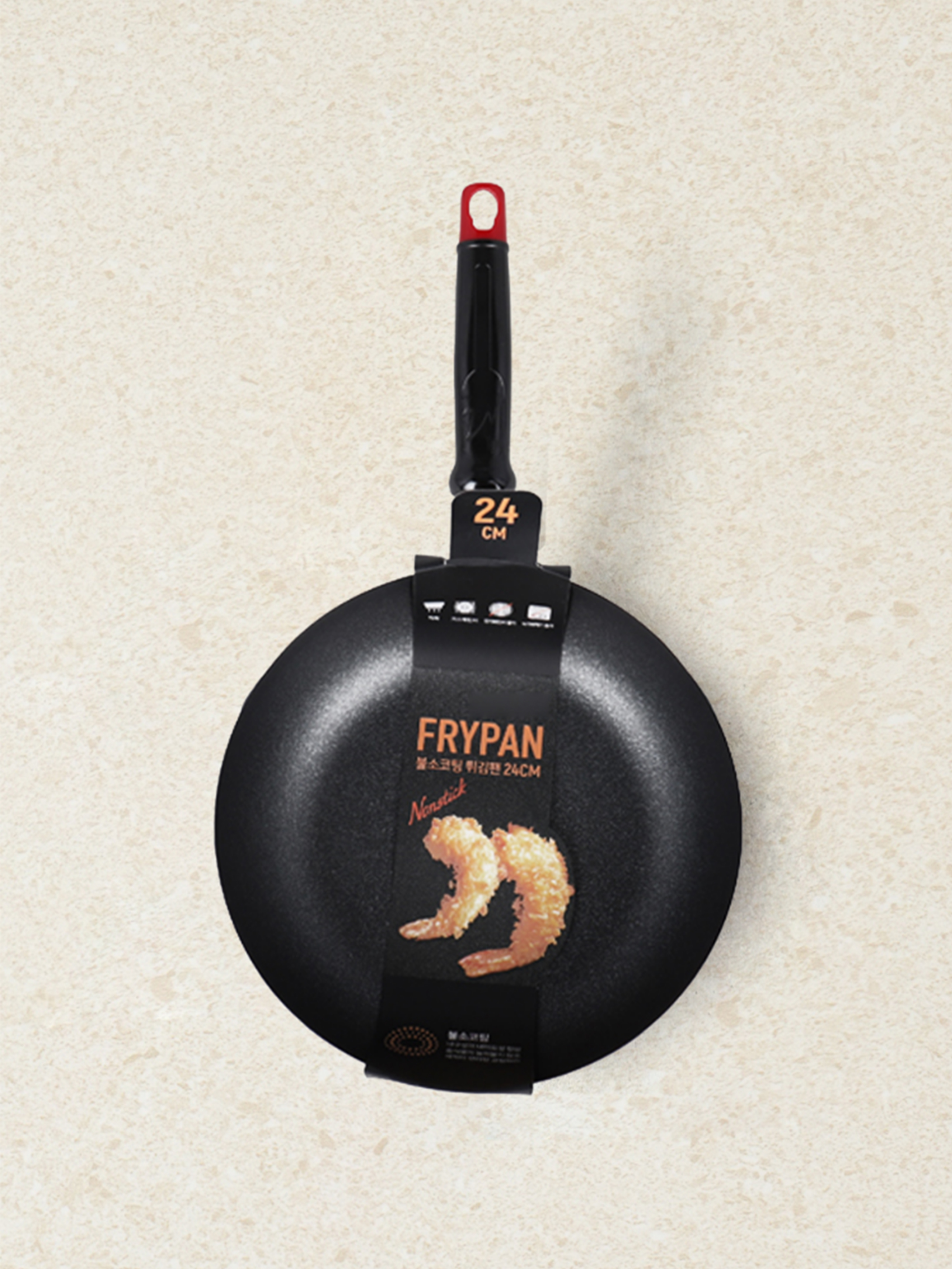 불소 코팅 튀김팬 24cm