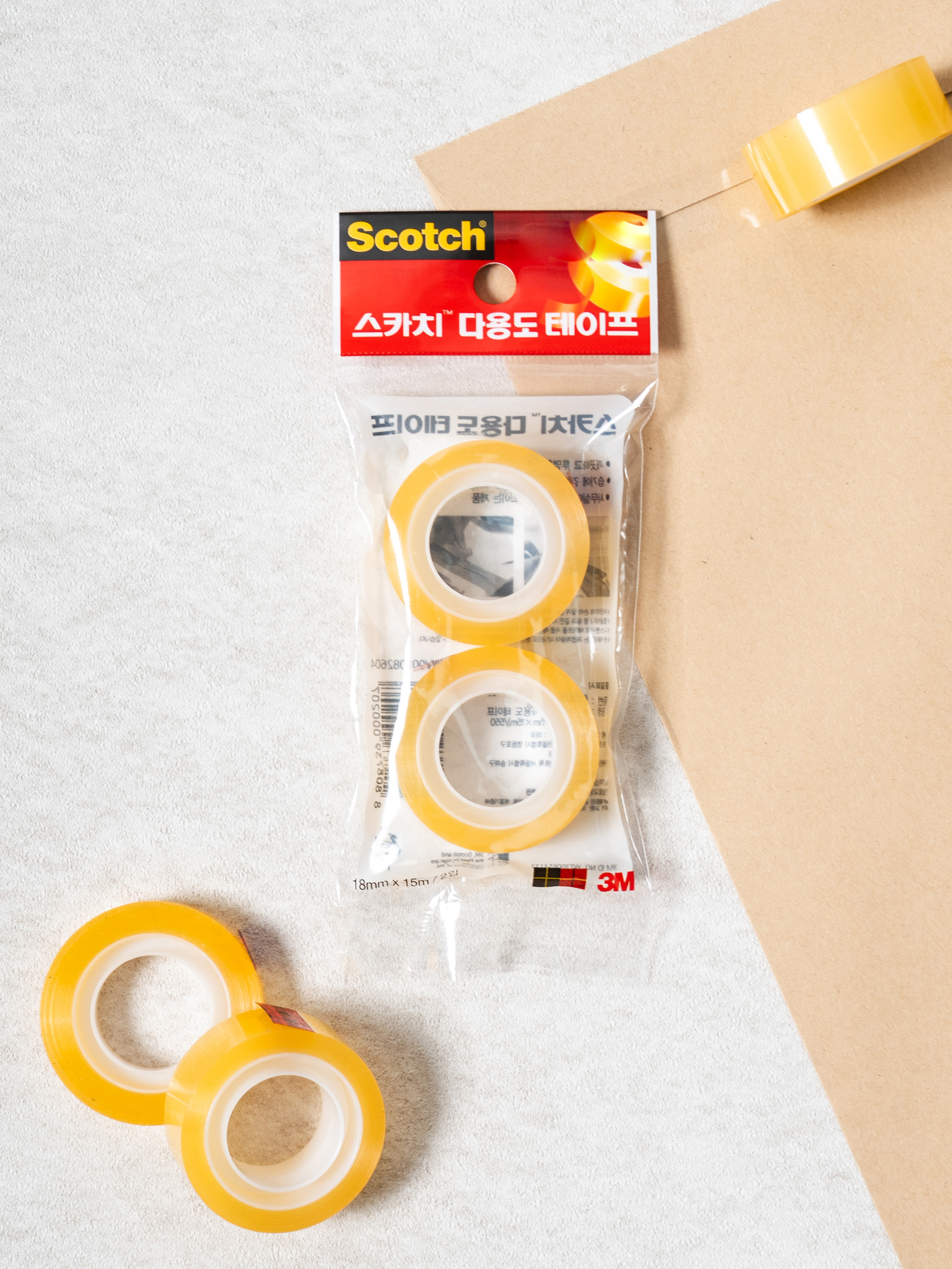3M 스카치 다용도 테이프 리필 18mmX15m 2개입 