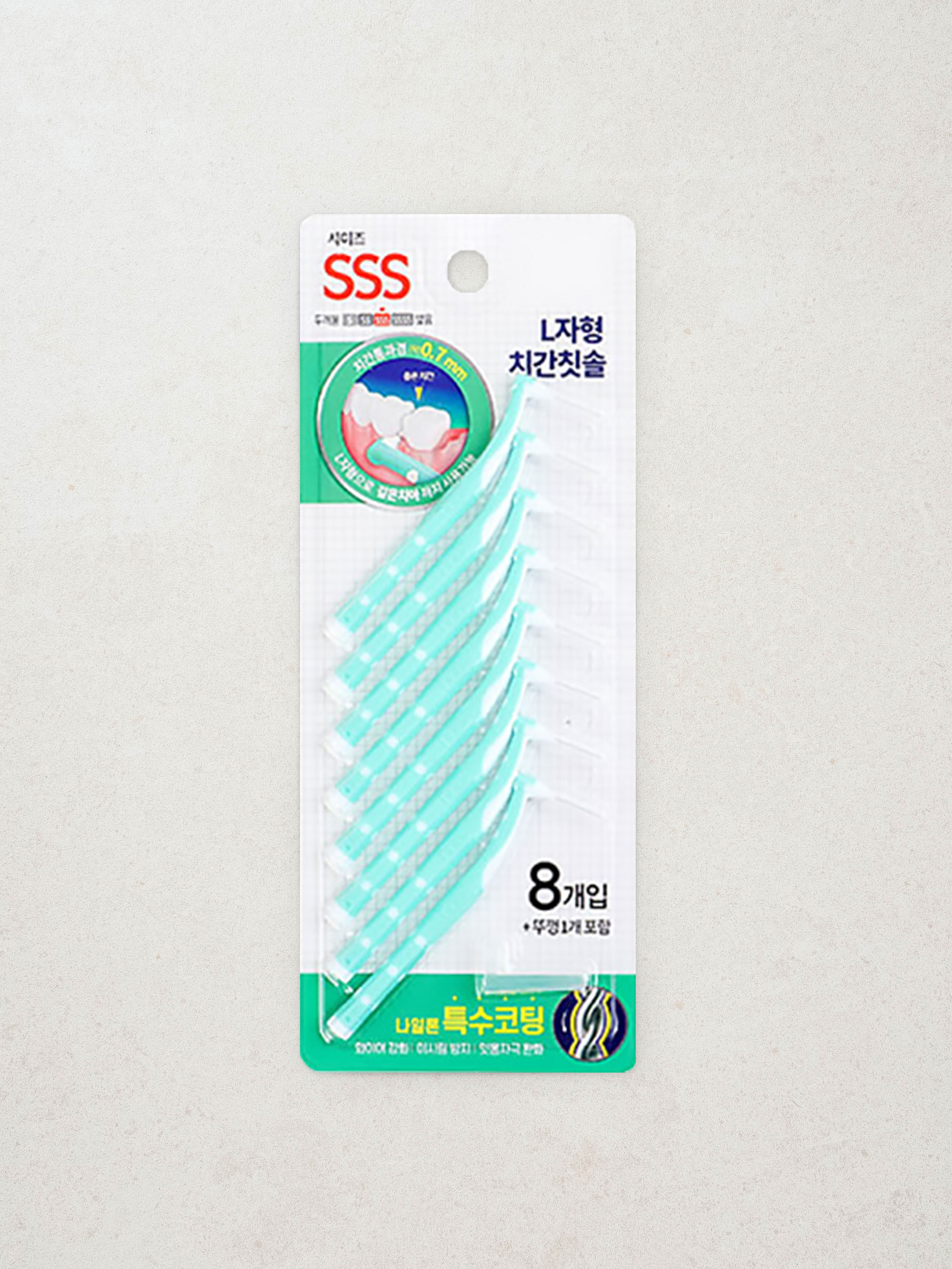 투톤 치간칫솔 SSS 8P