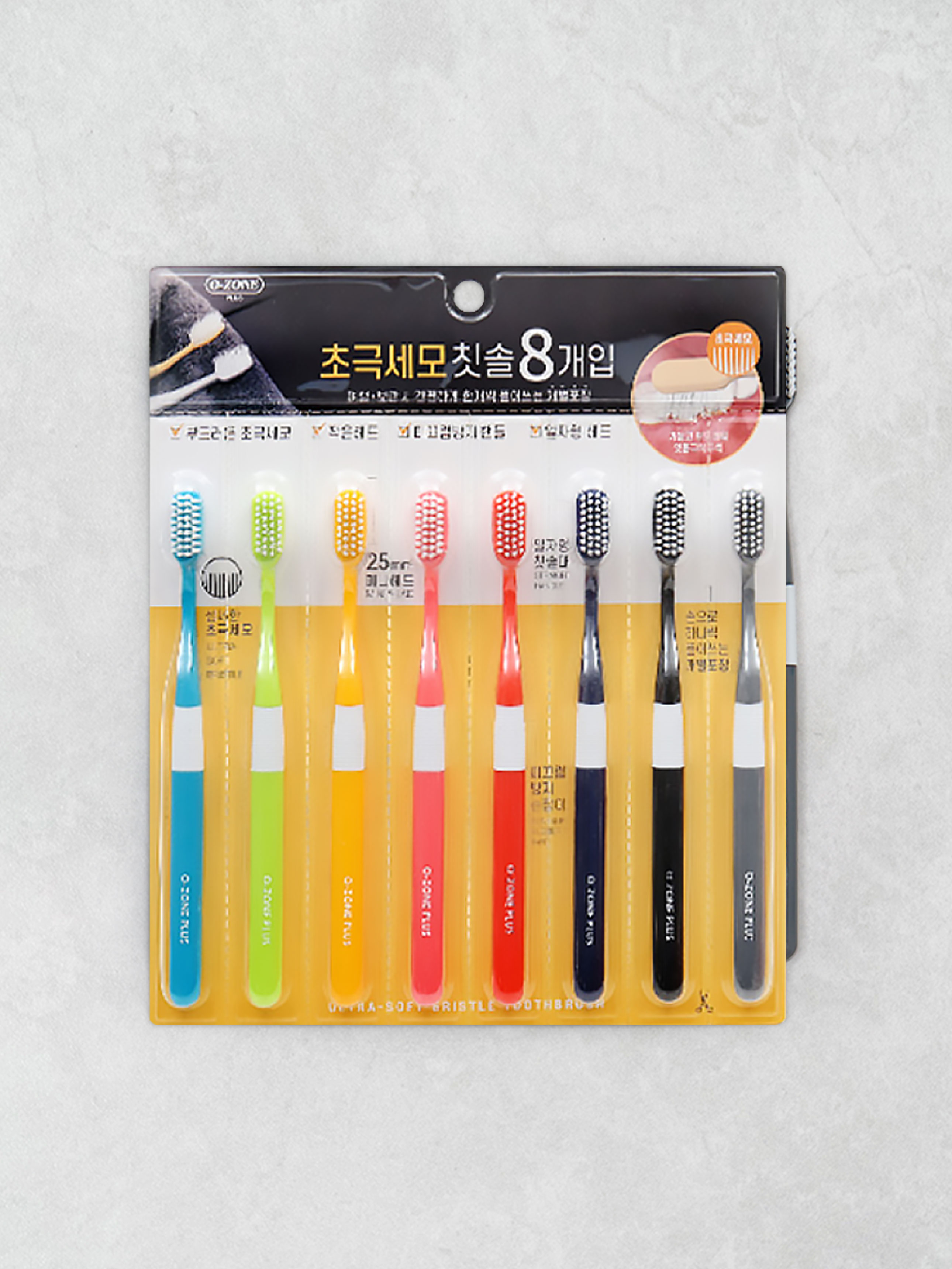 오죤 초극세모 칫솔 8개입