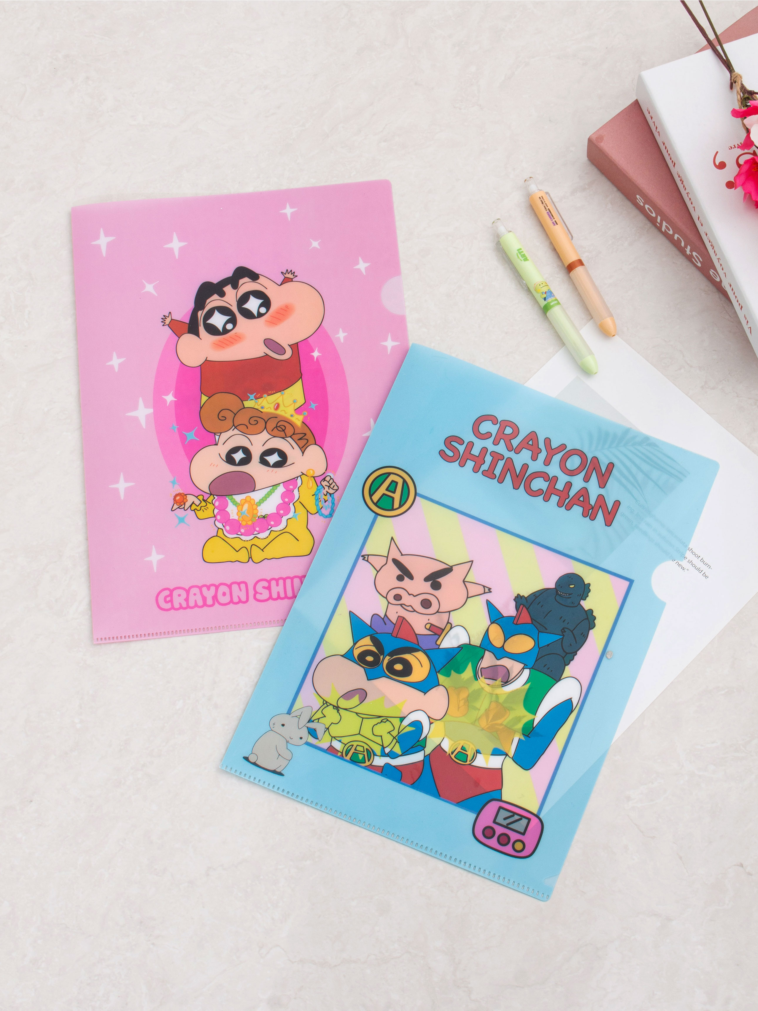 Папка-уголок L Crayon Shin-chan, 2 шт.