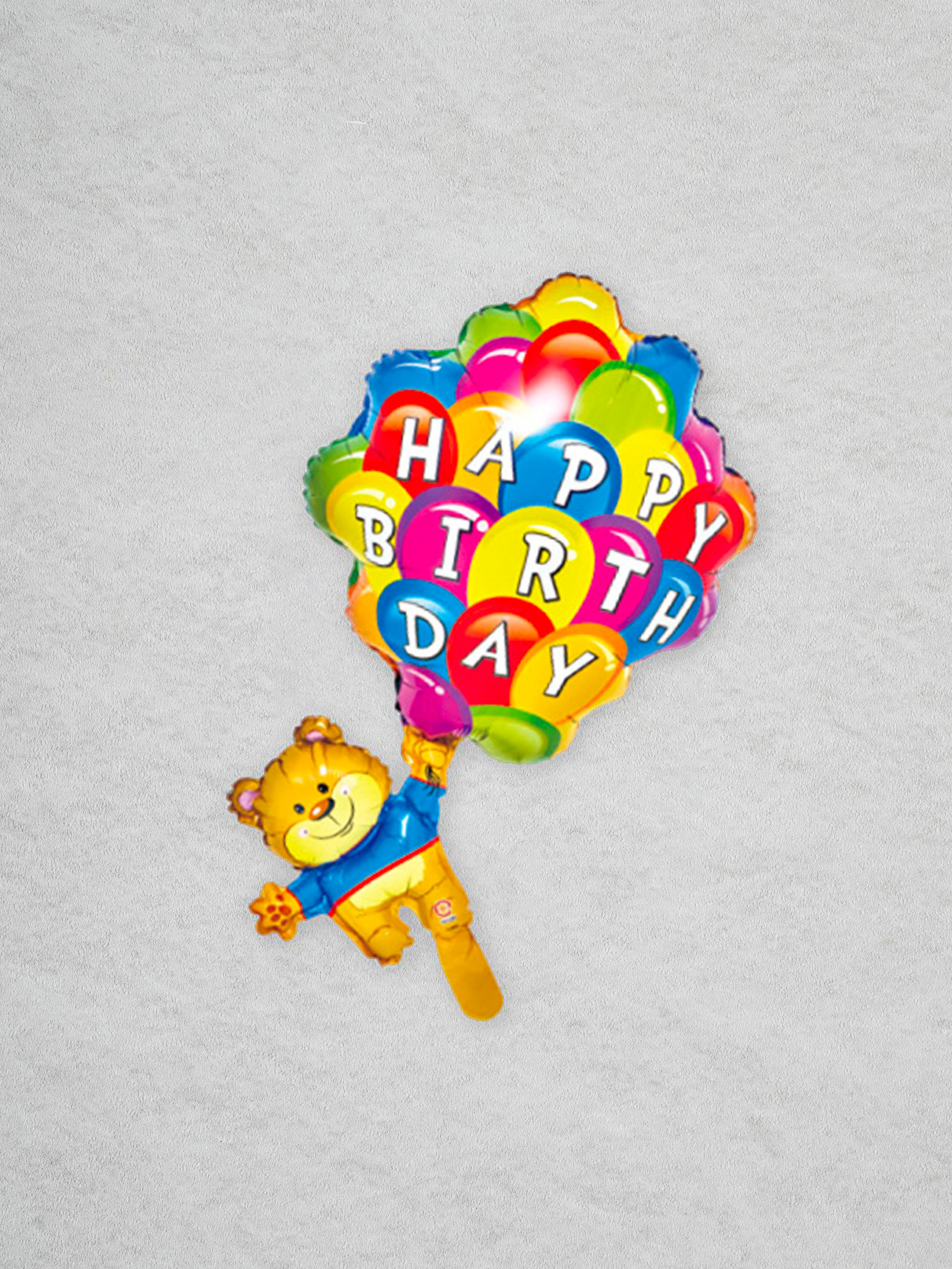생일 축하 곰인형 풍선