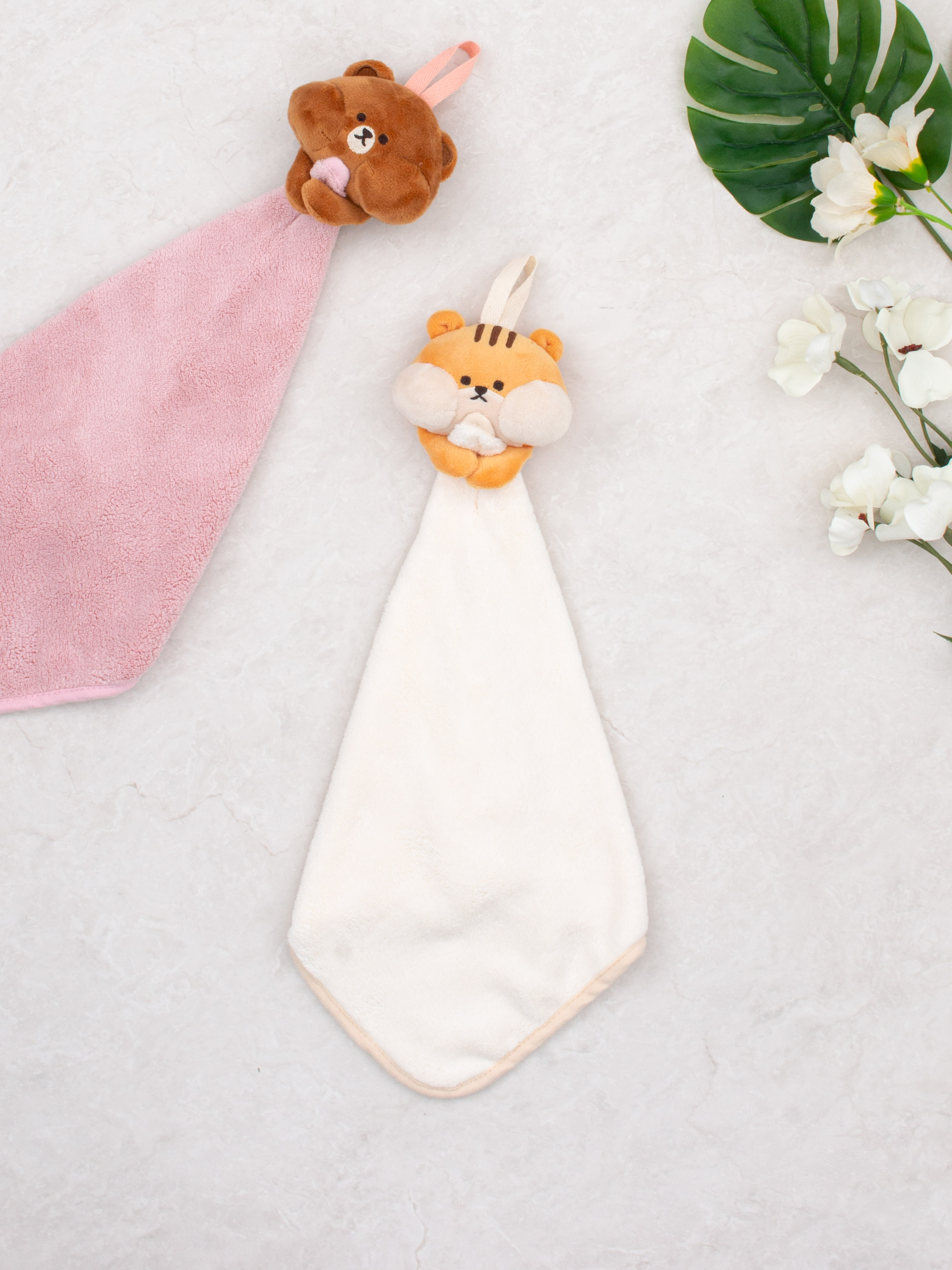 볼이 빵빵한 친구들 다람쥐 인형 핸드타월