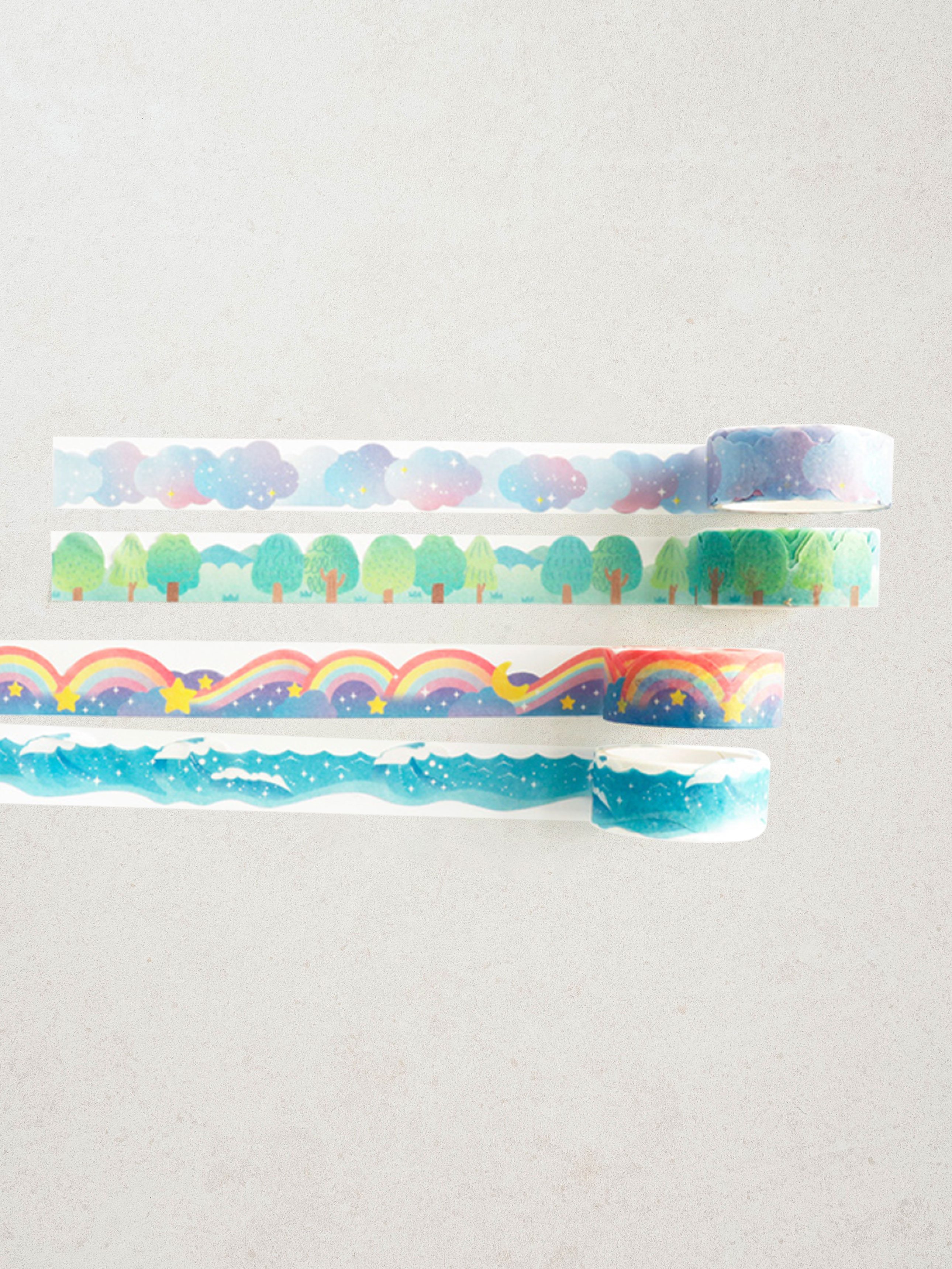 다이컷 마스킹테이프 2개입 (풍경)