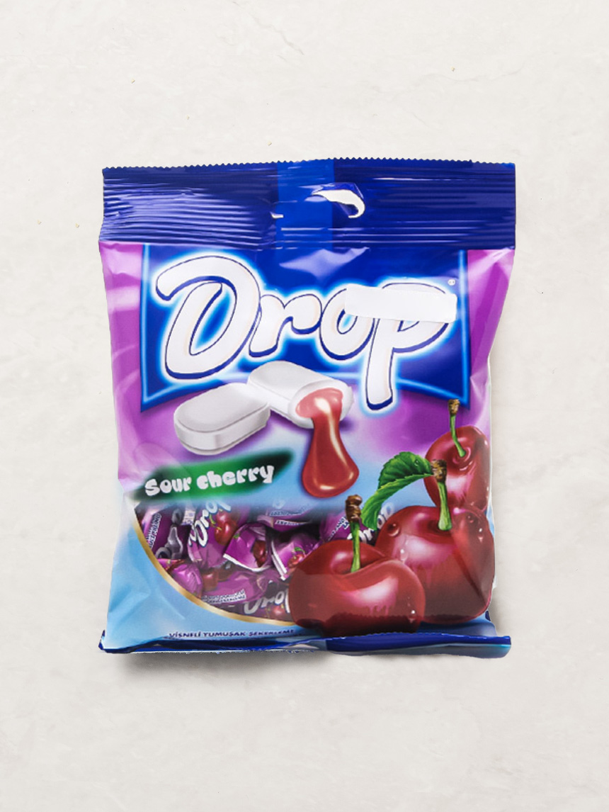 다이소 드롭체리맛소프트캔디(75 g)