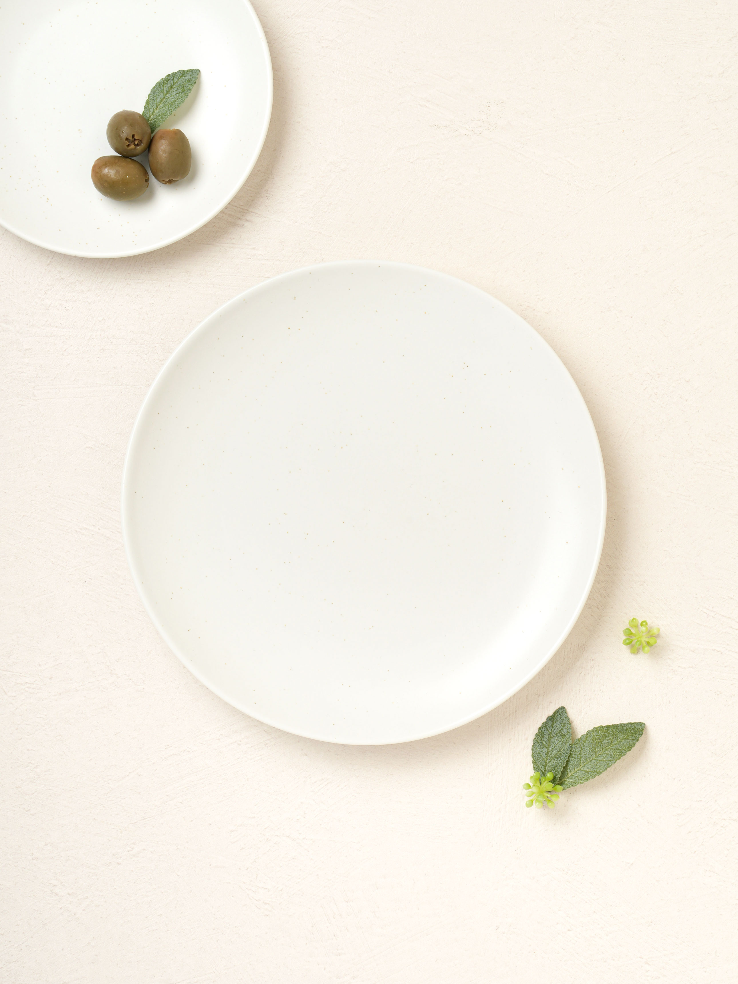 소프트 화이트 접시 19 cm