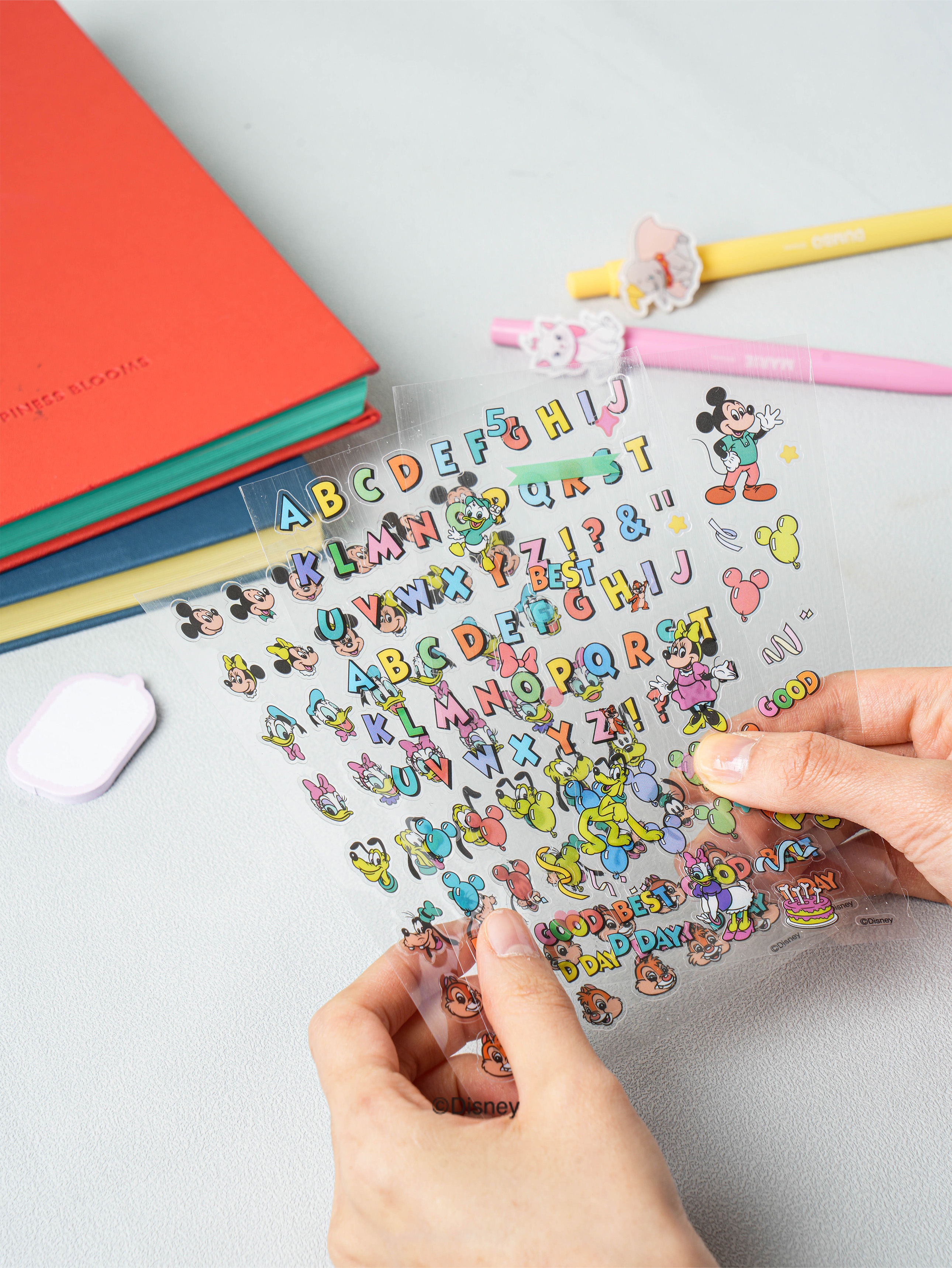 Наклейки Disney Mickey Friends Алфавит 3 шт.
