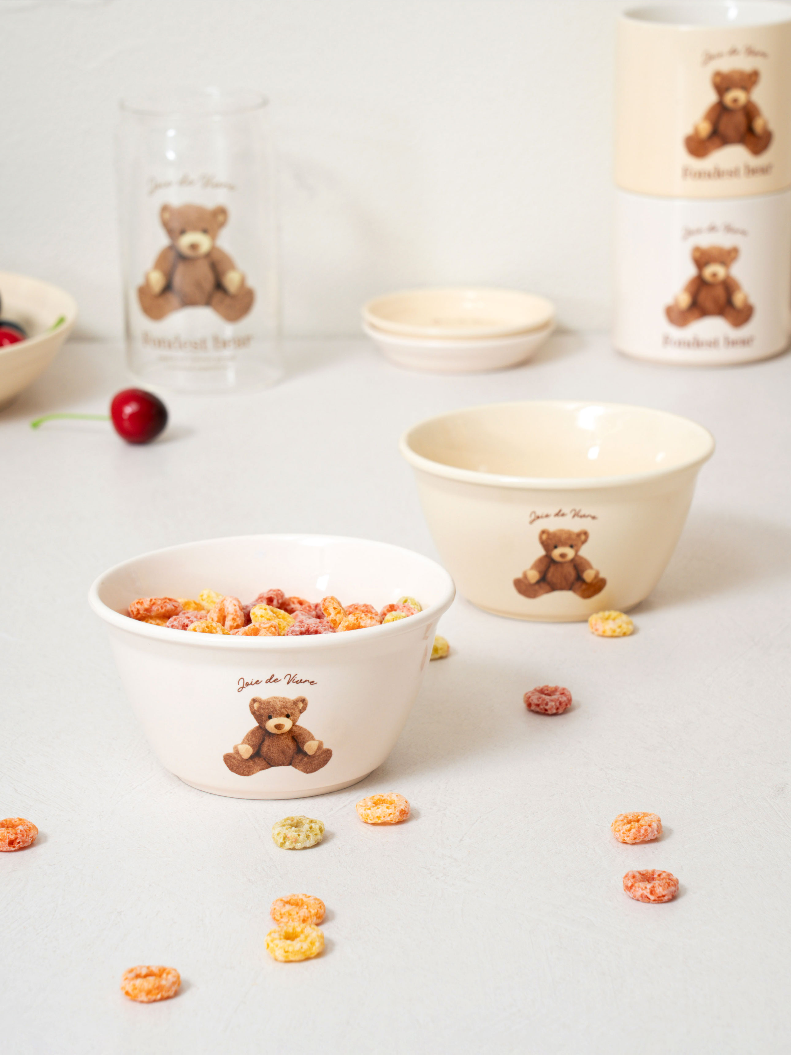 Миска для хлопьев Teddy Bear слоновая кость