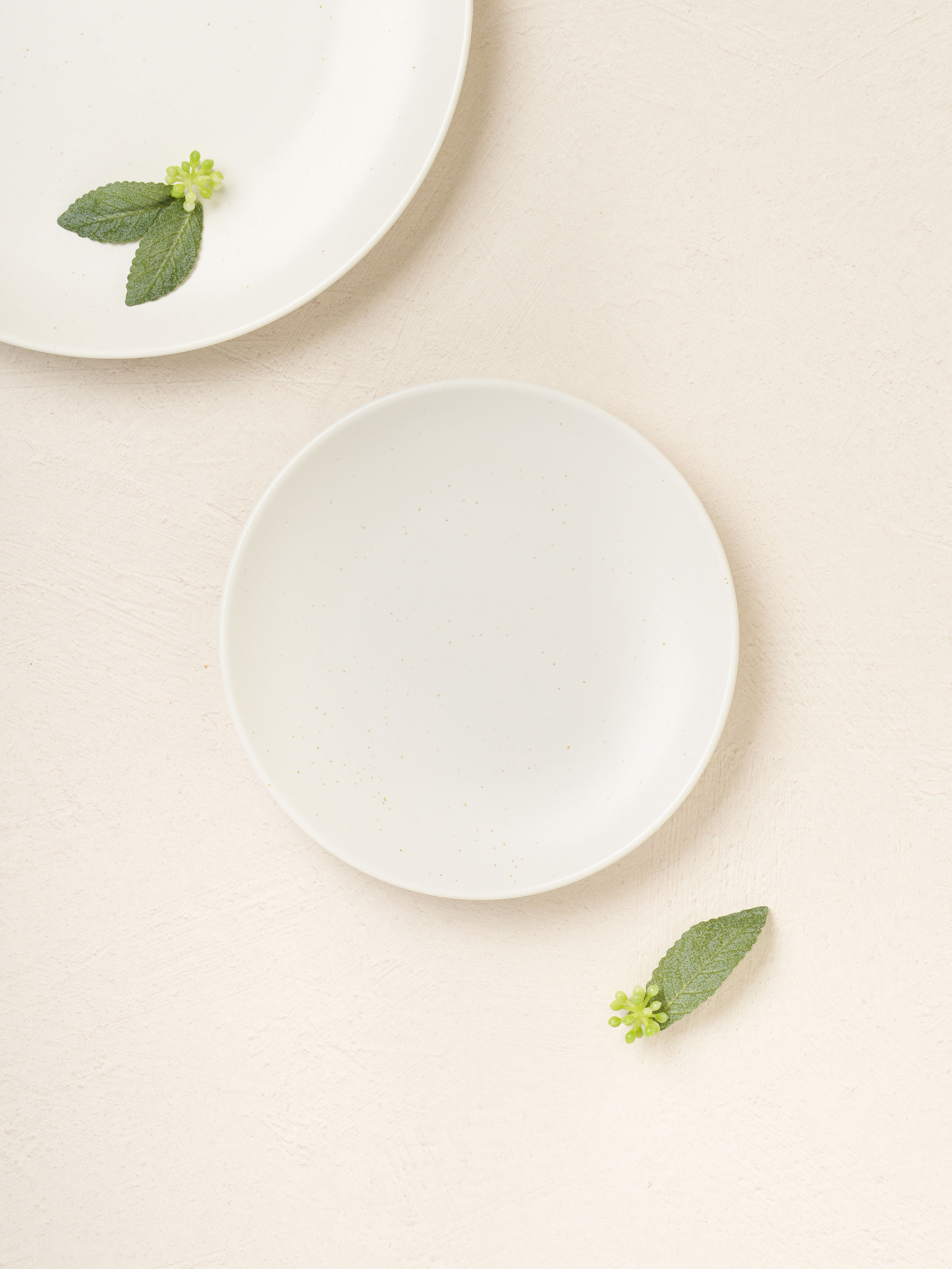소프트 화이트 접시 14 cm