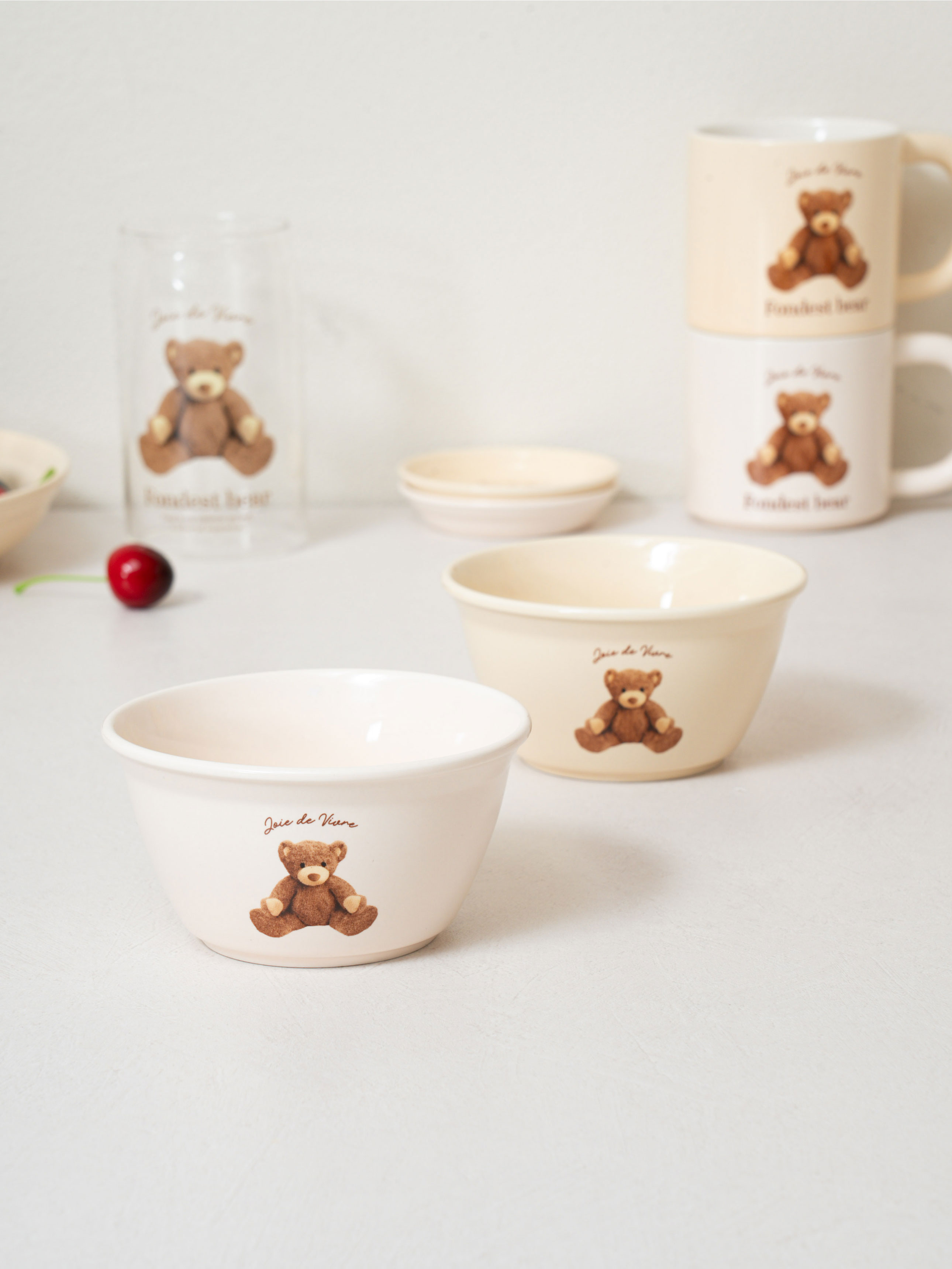 Миска для хлопьев Teddy Bear слоновая кость