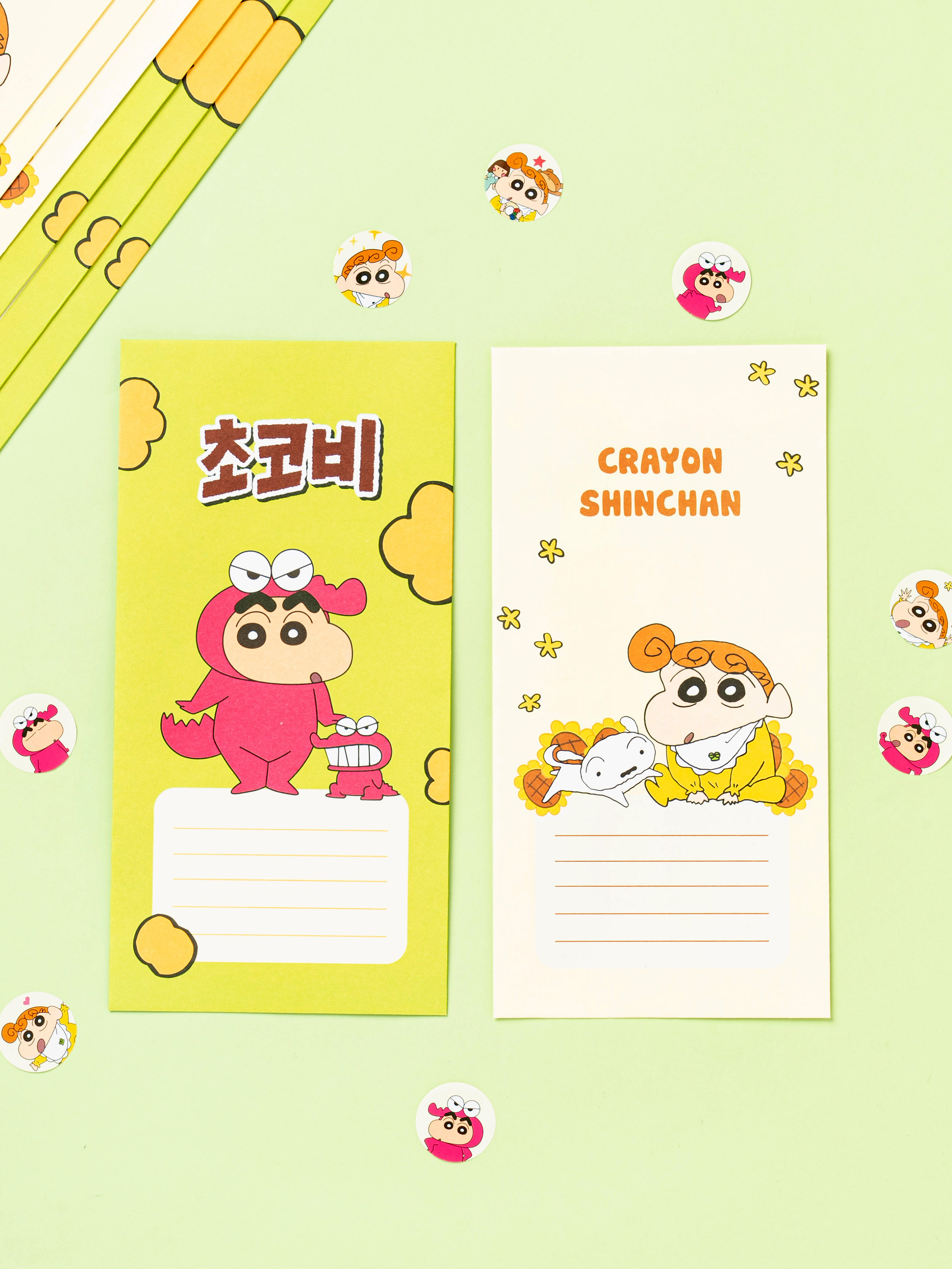 짱구 디자인 용돈 봉투 8매입