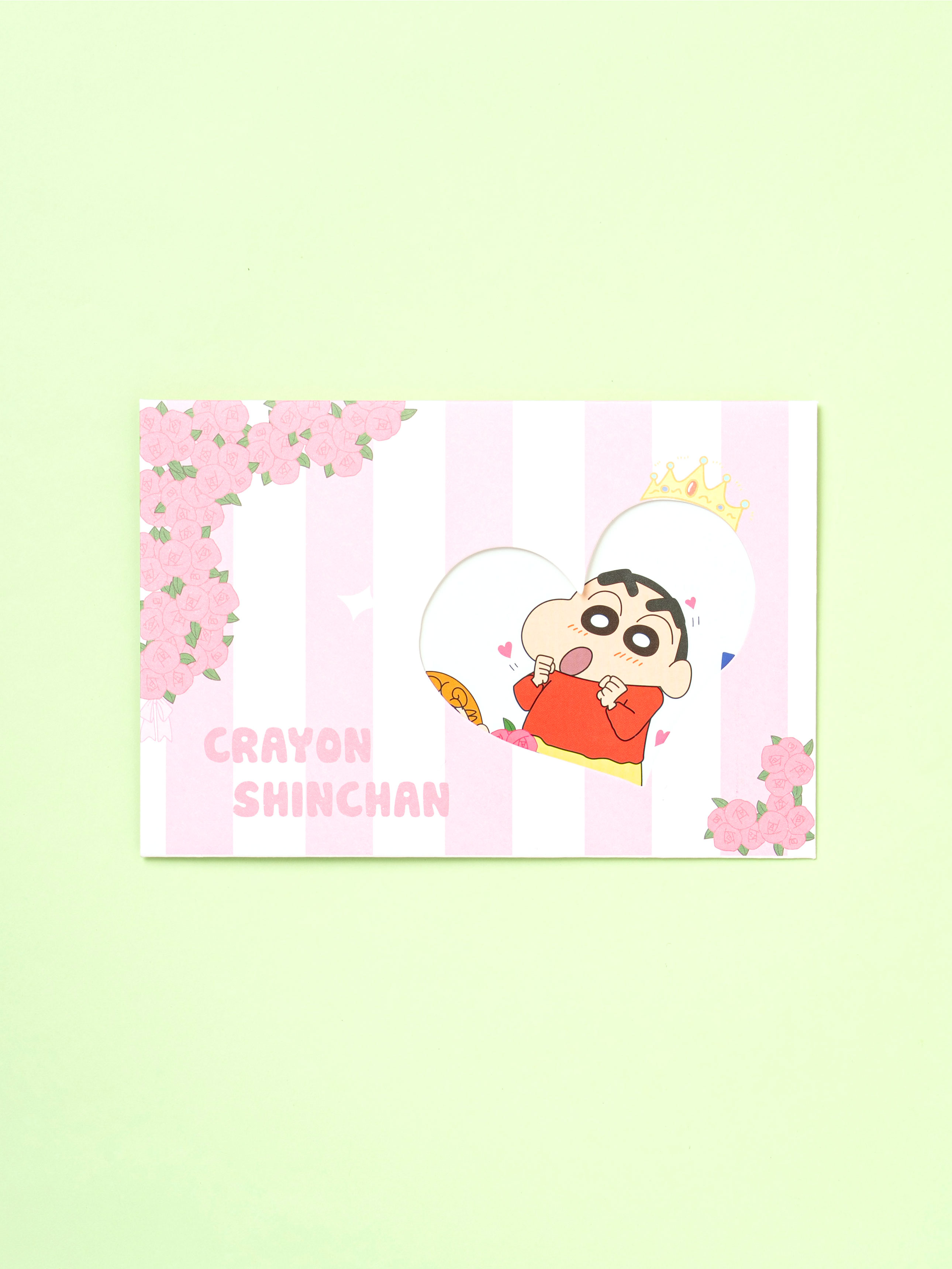 Набор открыток Crayon Shin-chan 2 шт. розовый