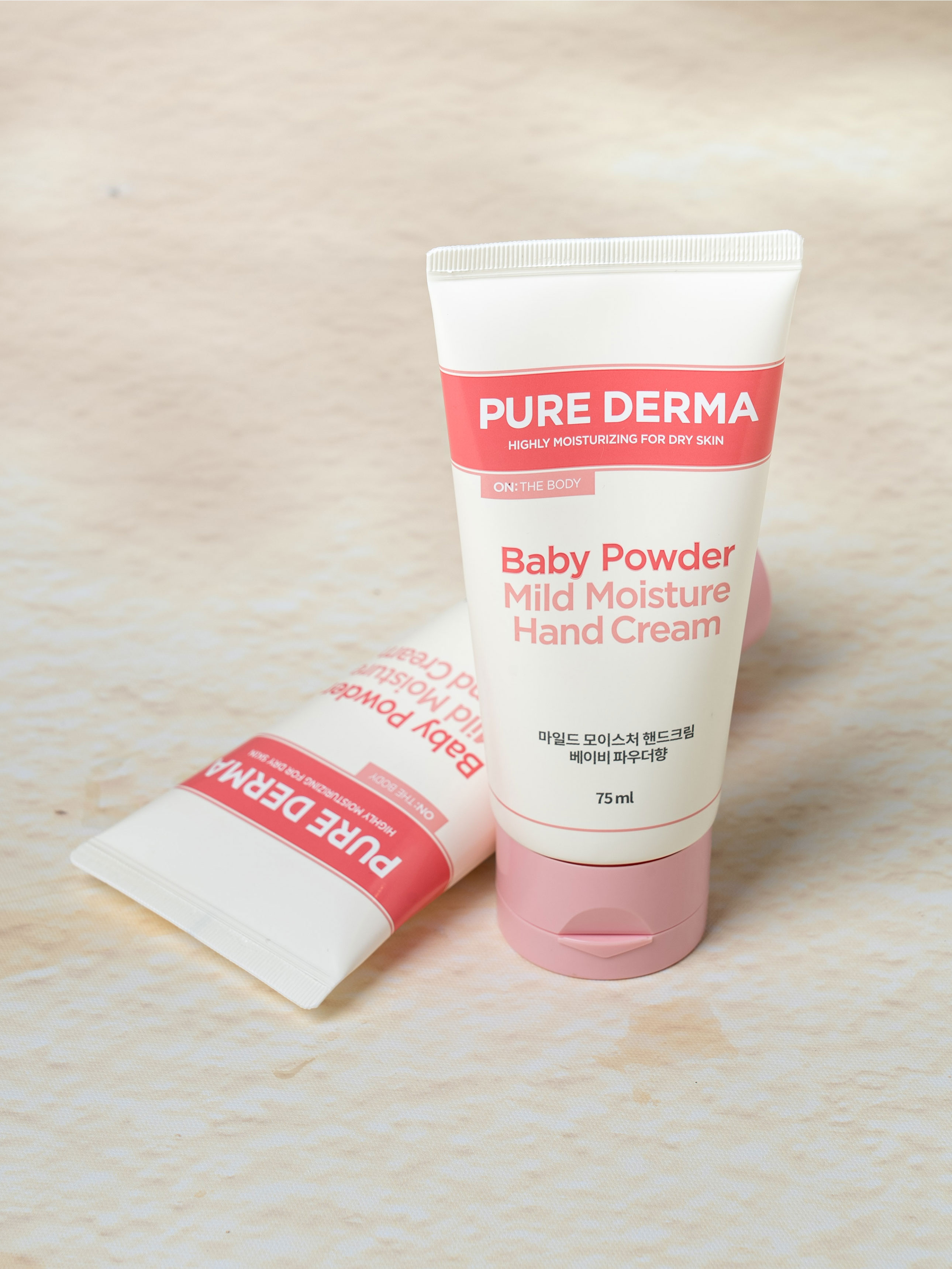 Крем для рук ON THE BODY Pure Derma Нежный 75 мл Детская пудра