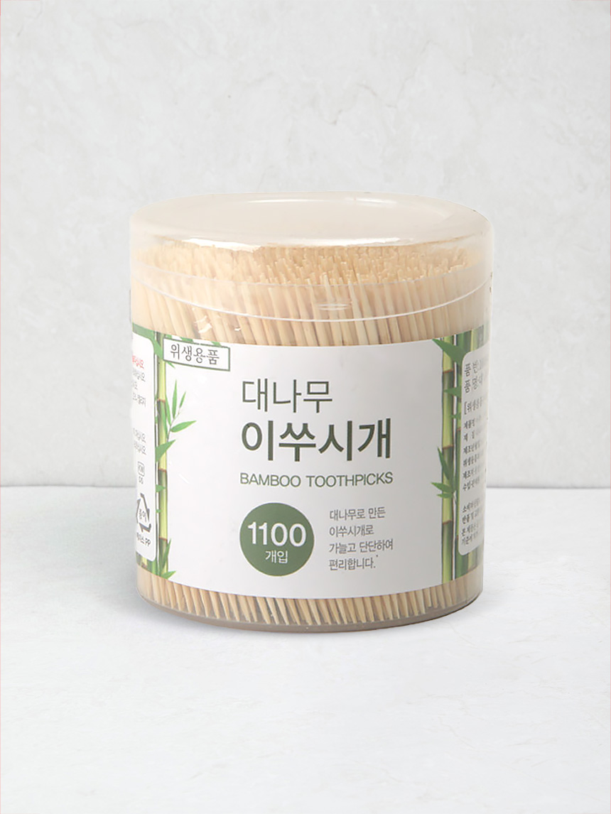 대나무 이쑤시개 1100개입