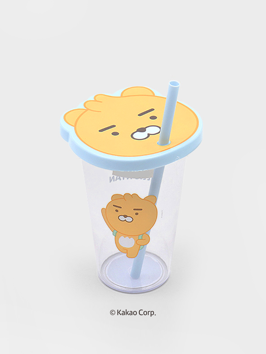 리틀카카오프렌즈 빨대 컵 400ml 블루