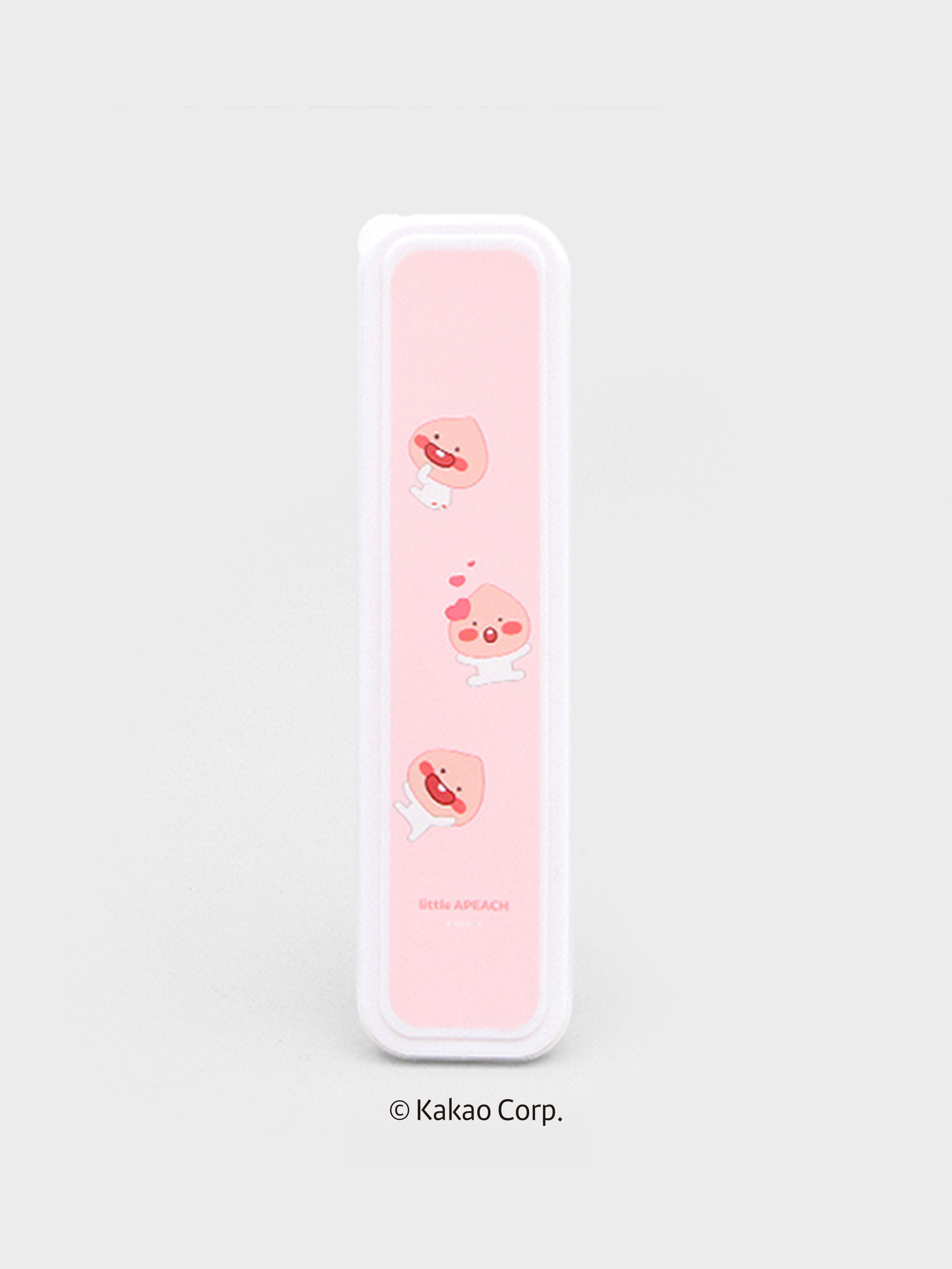 리틀 카카오프렌즈 수저 케이스 핑크