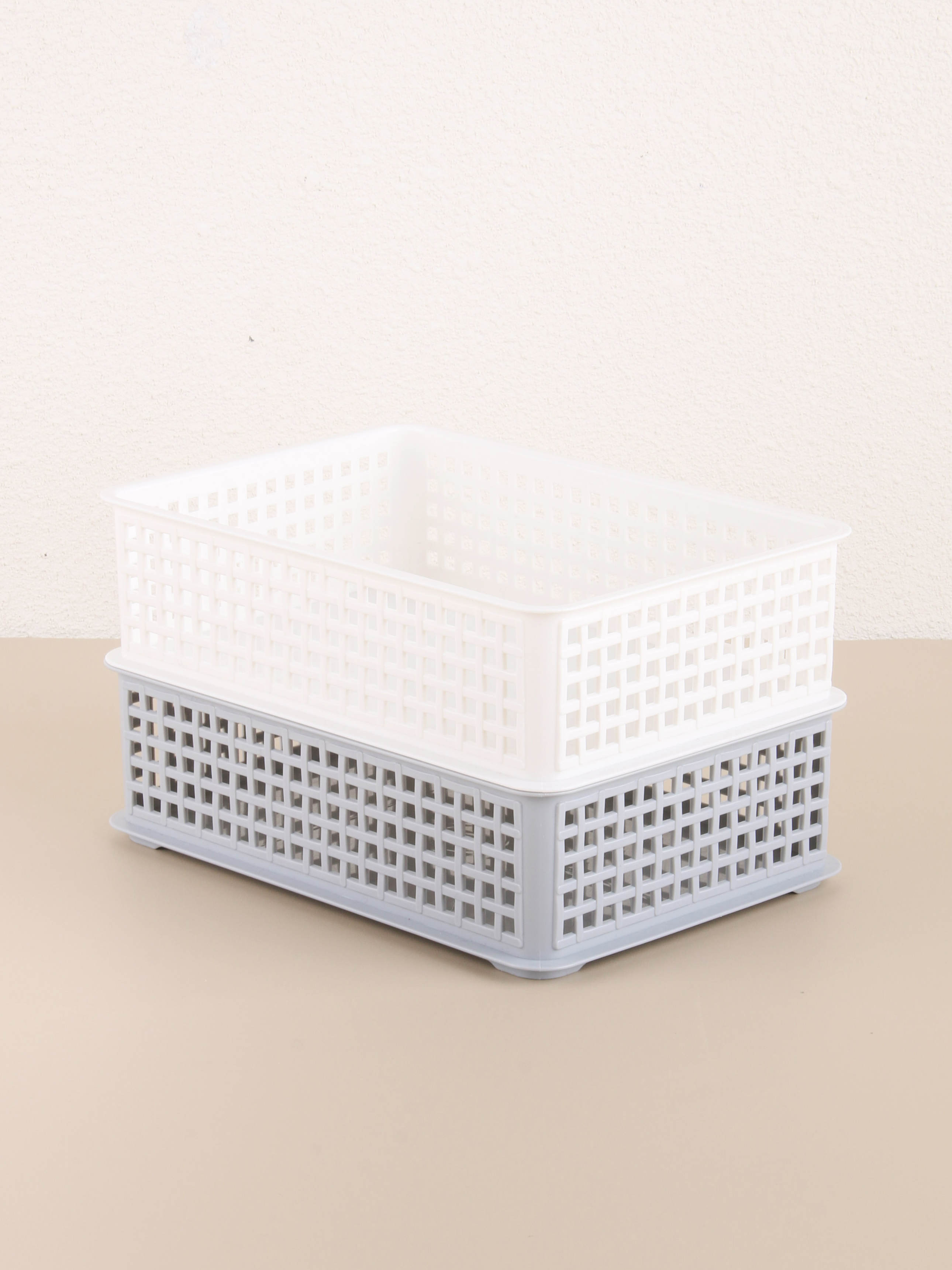사각 도트 메쉬 바구니 24 X 16.5 X 6.5 cm
