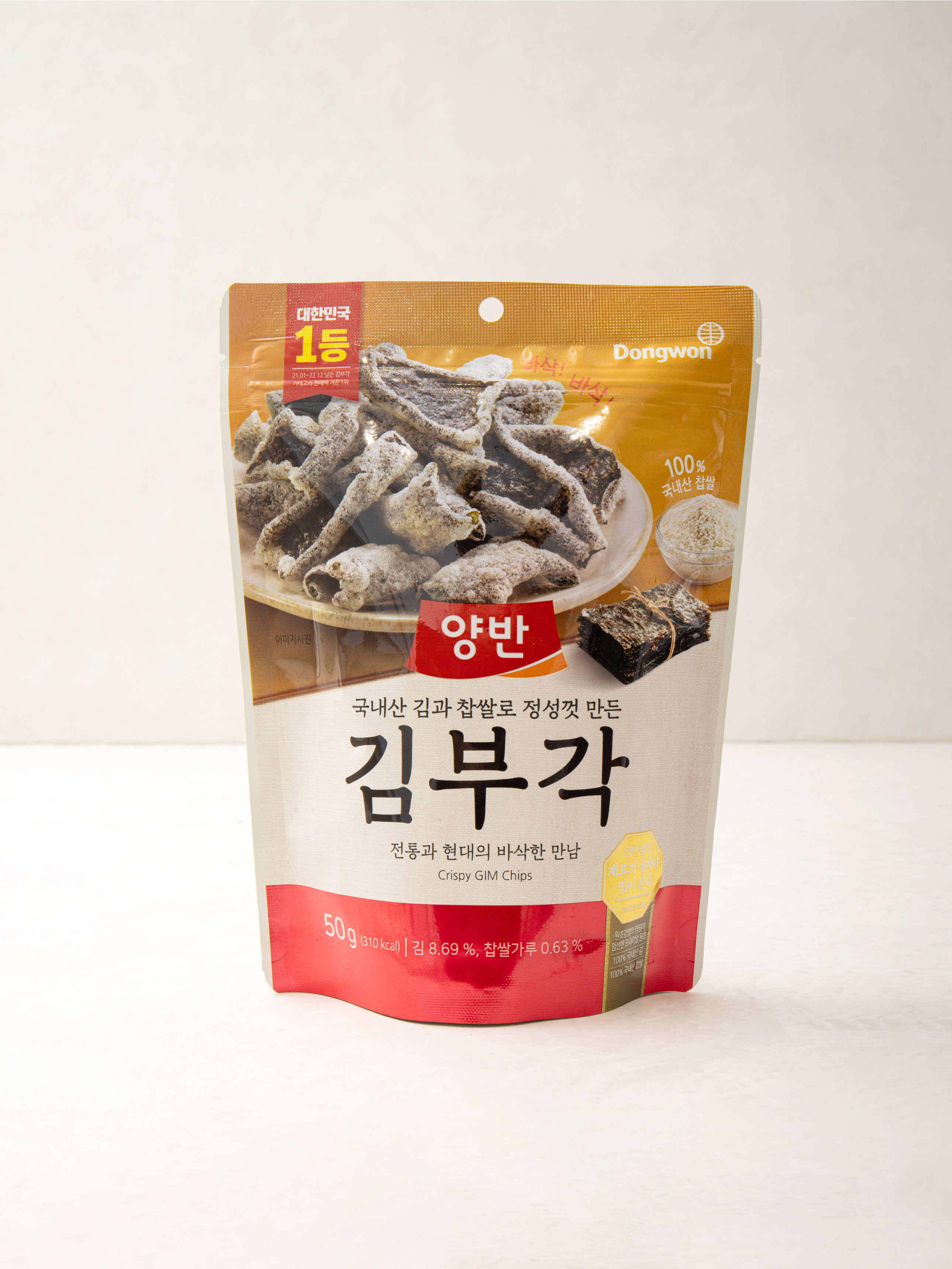 Чипсы из нори Dongwon Yangban 50 г