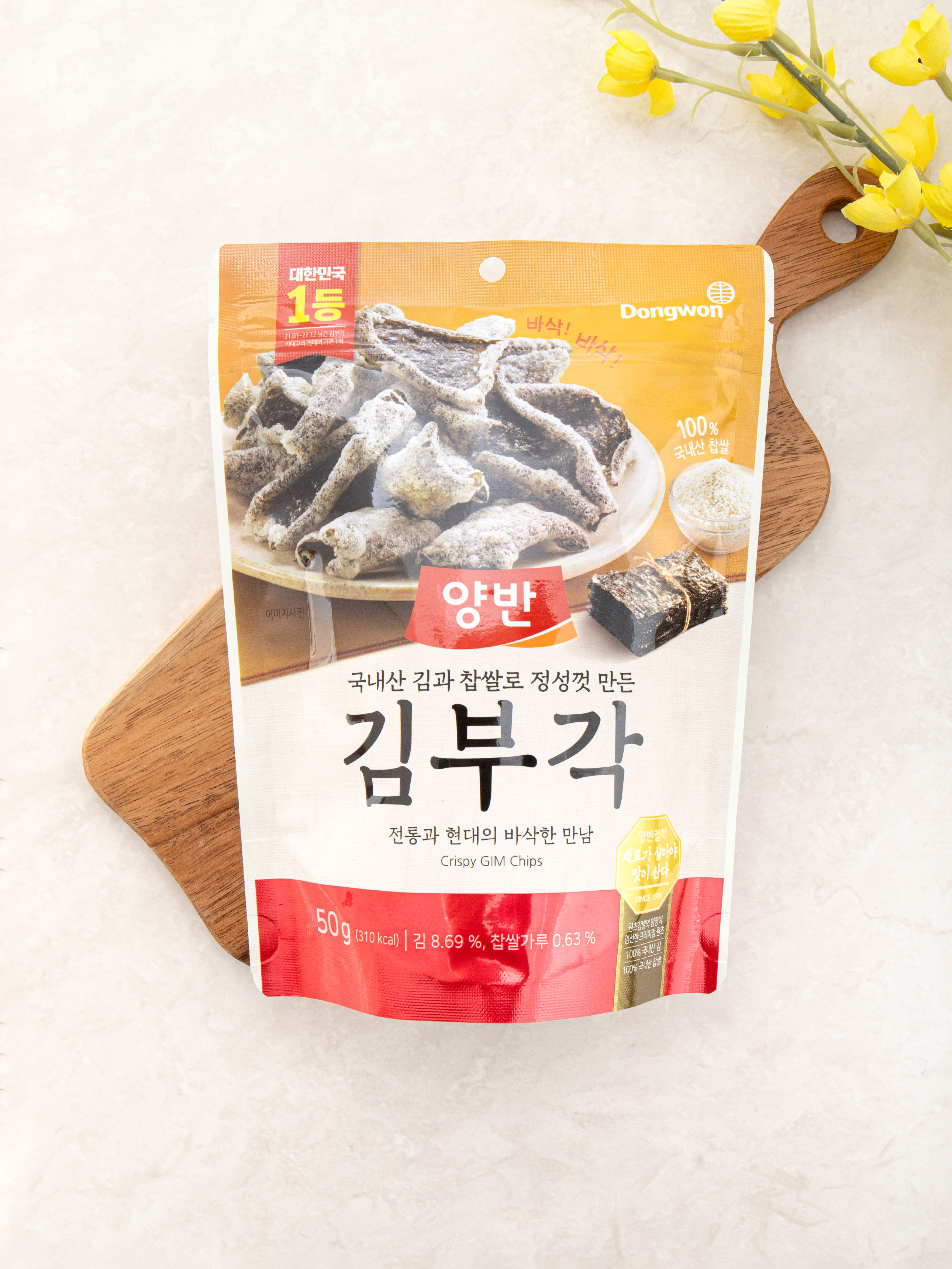 Чипсы из нори Dongwon Yangban 50 г