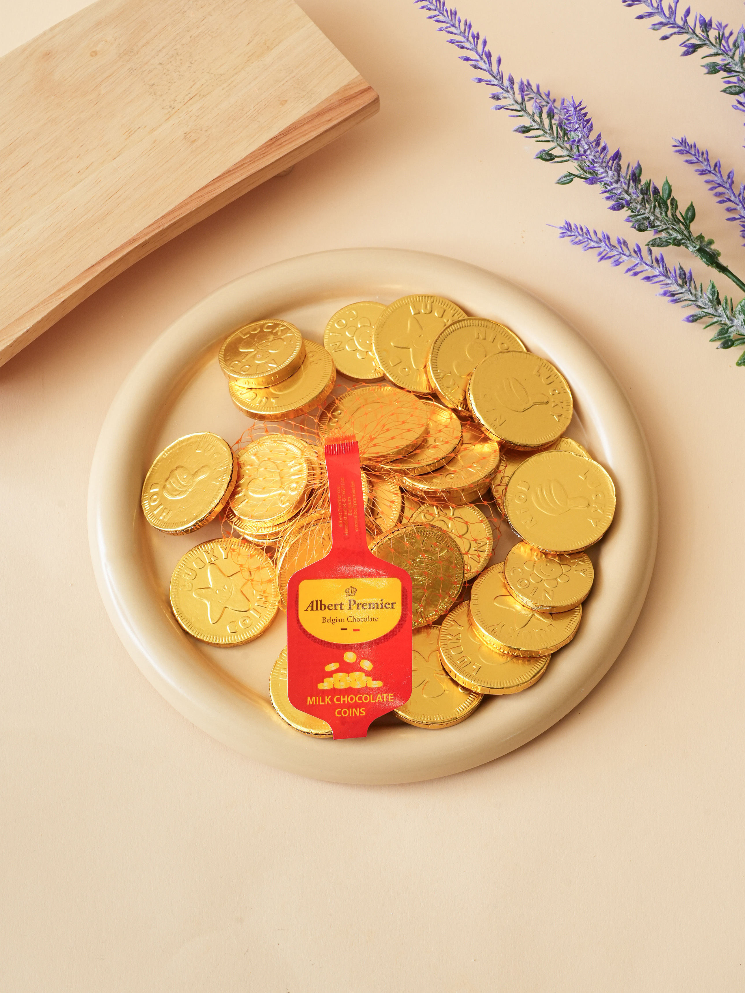Шоколадные монеты Albert в сетке 80 г