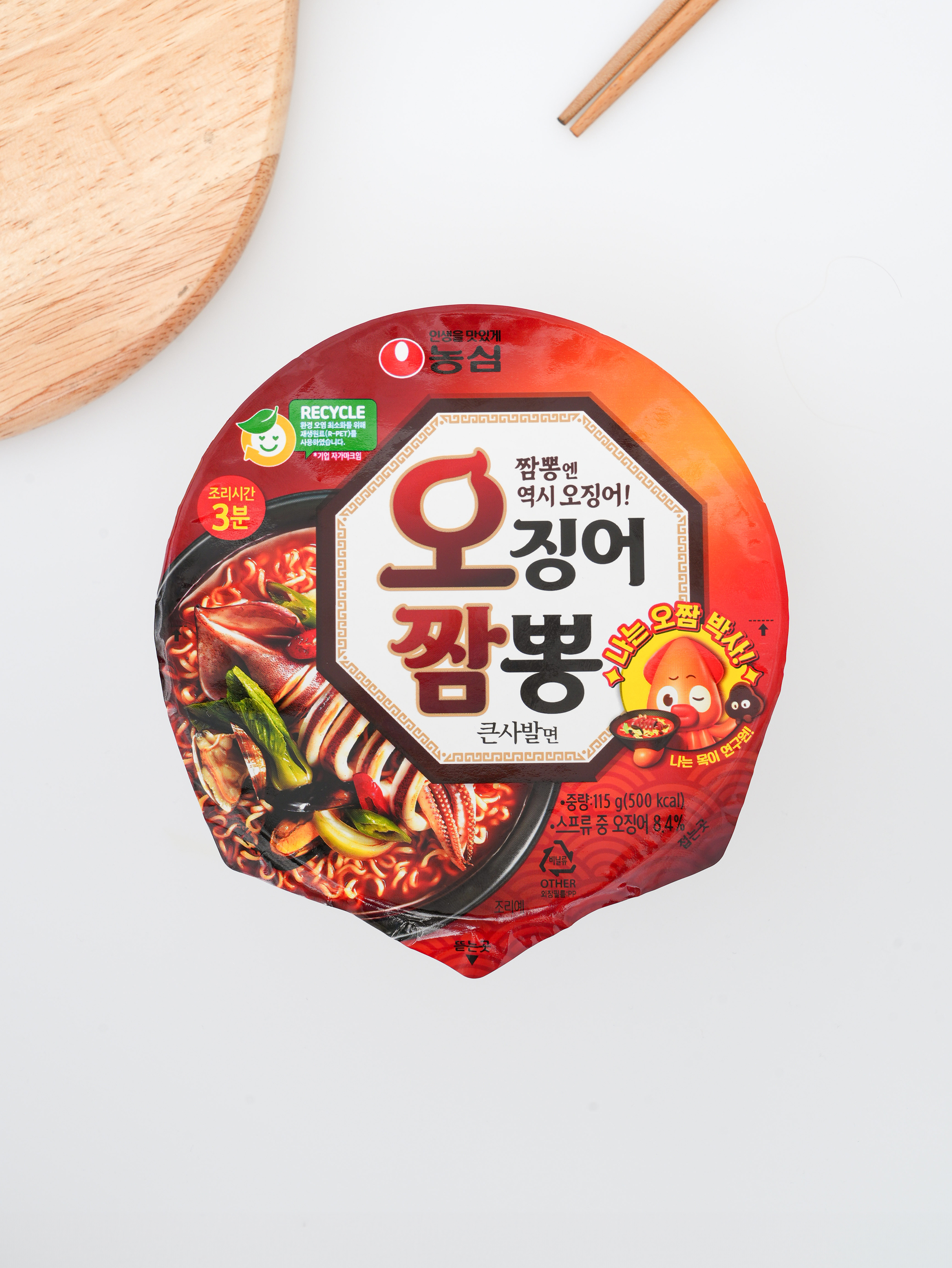 농심 오징어 짬뽕 큰 사발 115 g