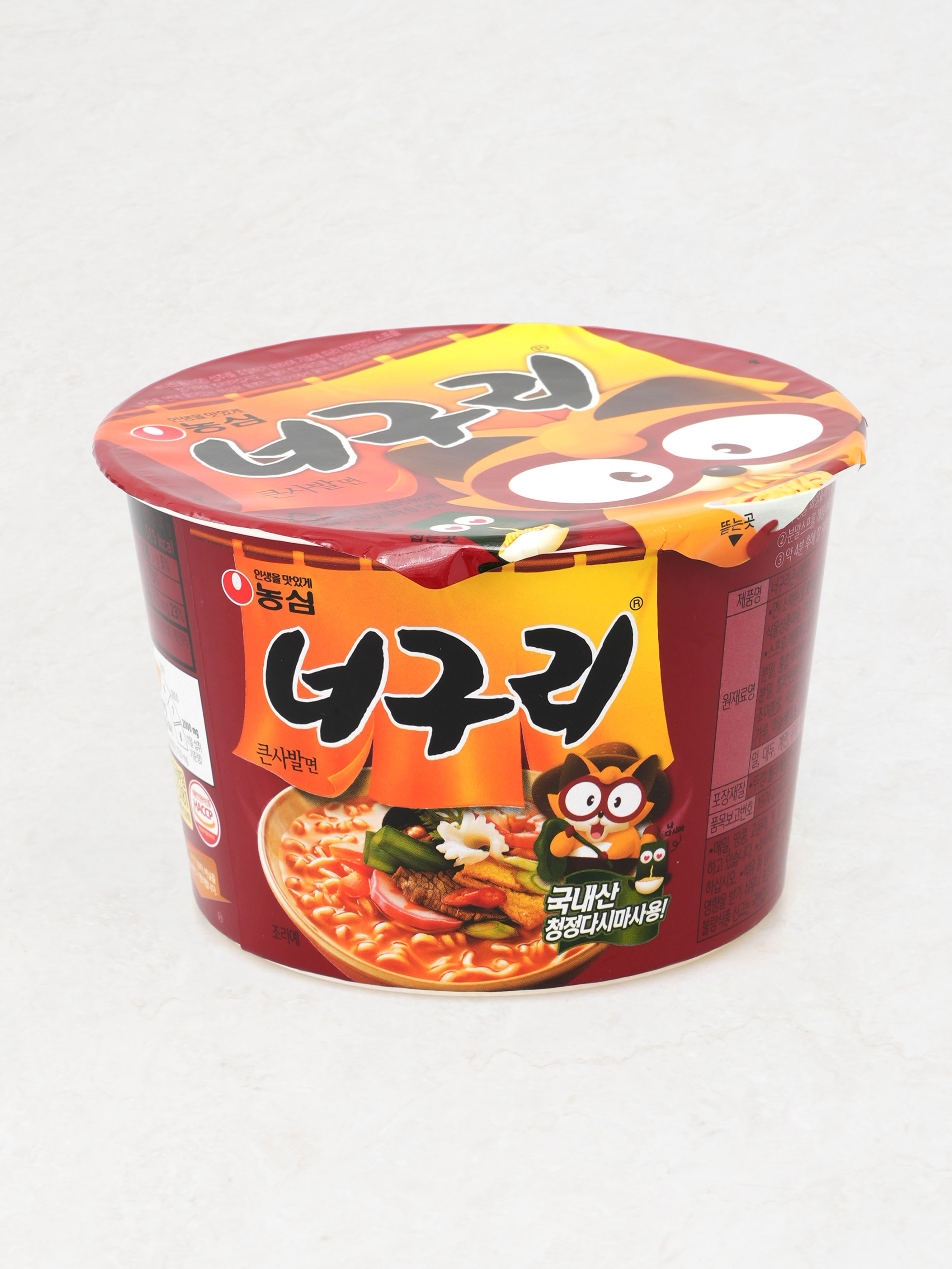 농심 너구리 큰 사발 111 g