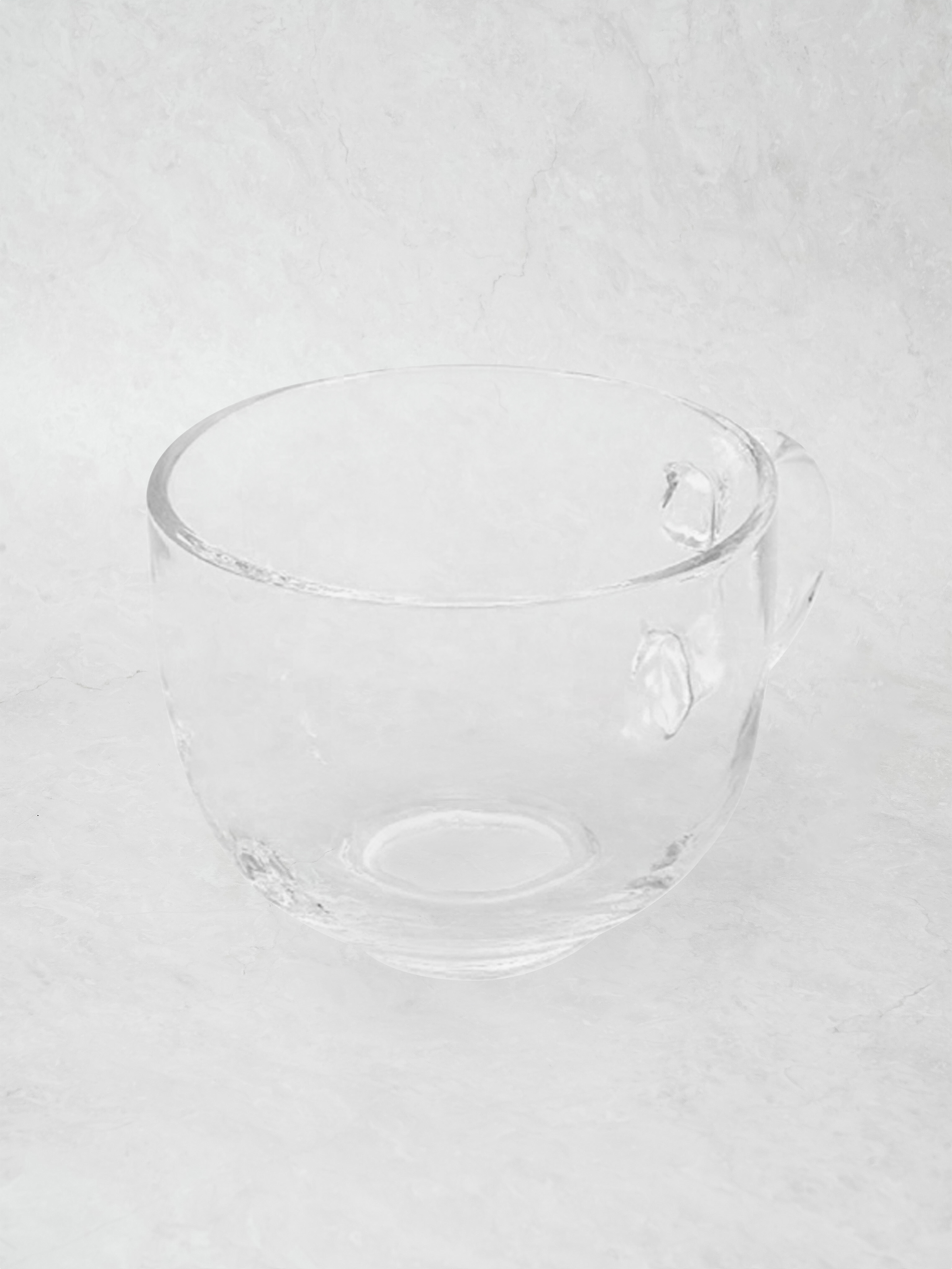 클리어 넓은 형 유리 머그 420ml