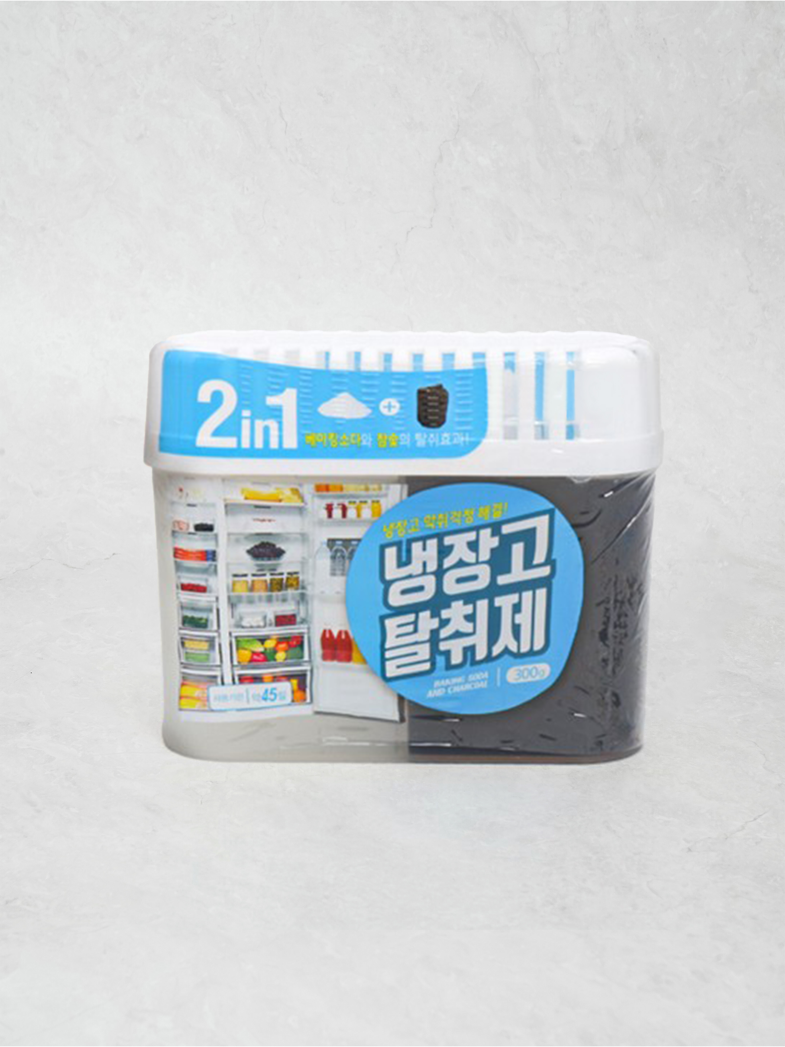 2 in 1 냉장고 탈취제 숯 300 g