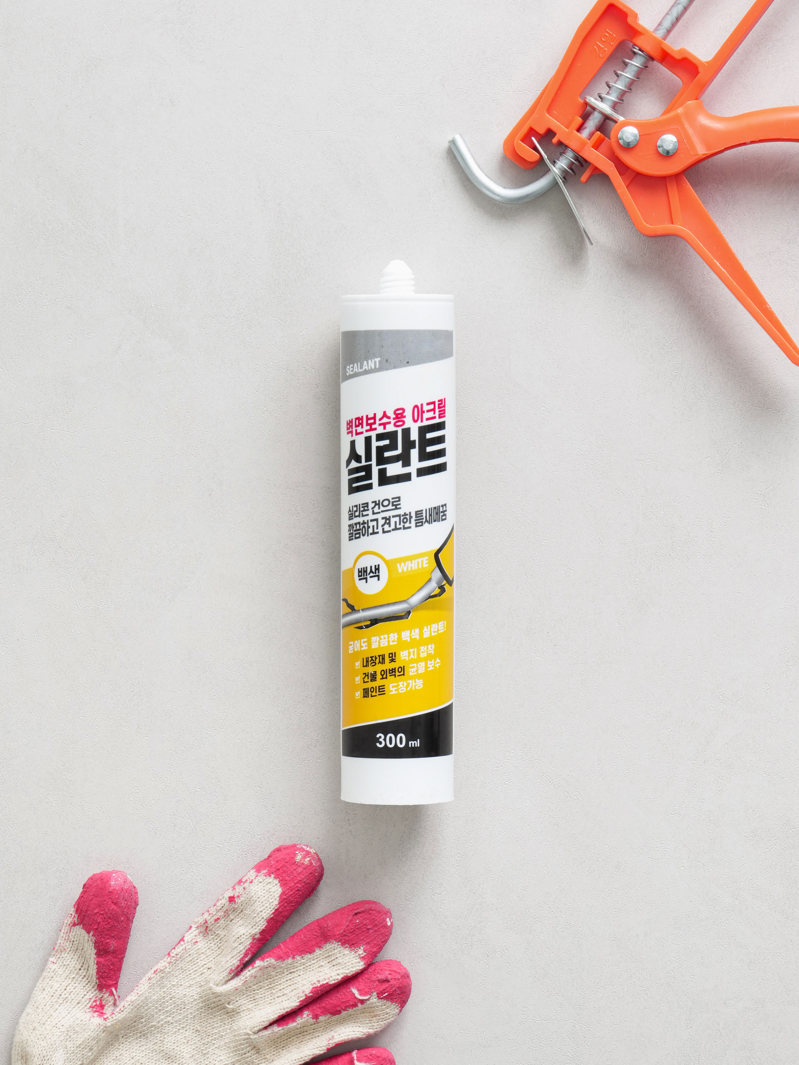 아크릴 실란트 백색 300 ml