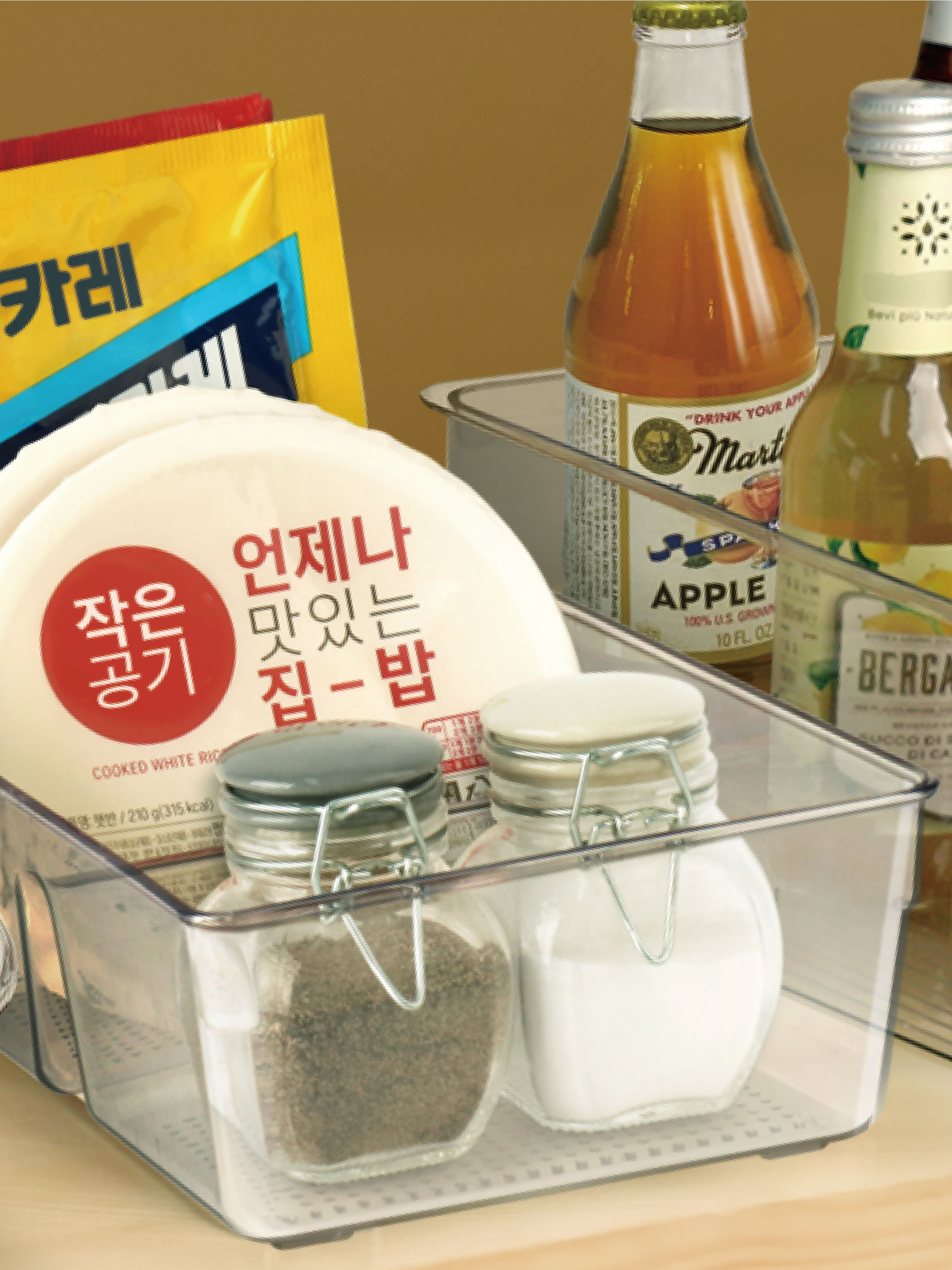 투명 3분할 정리함