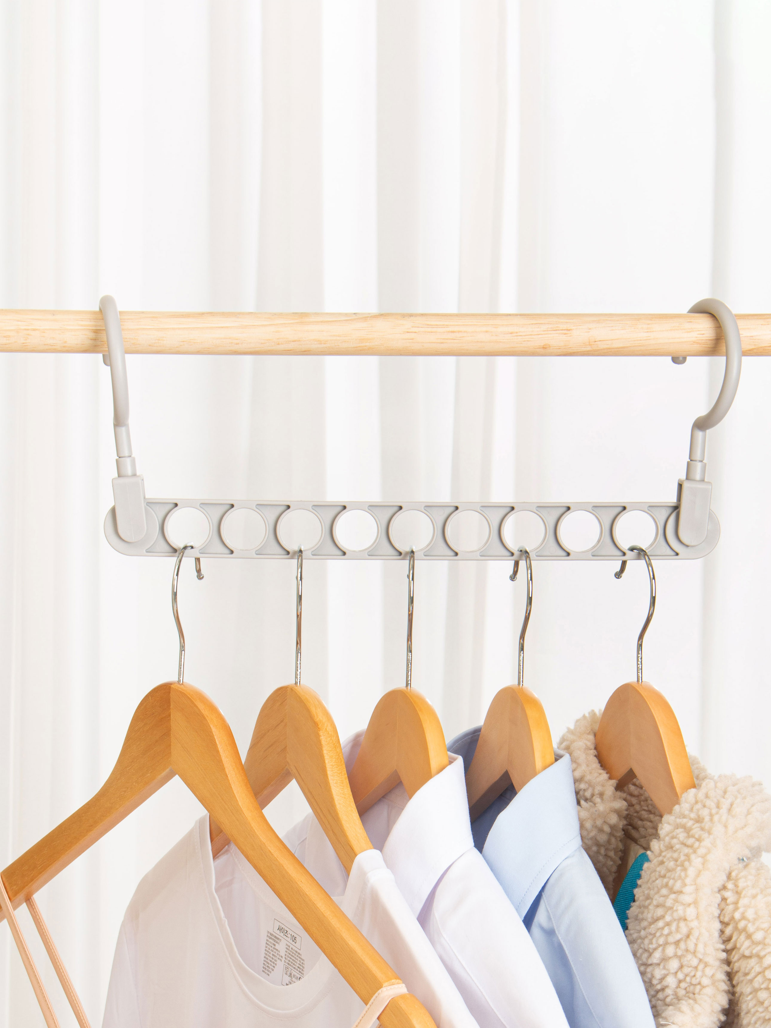 옷장용 수납걸이 9칸