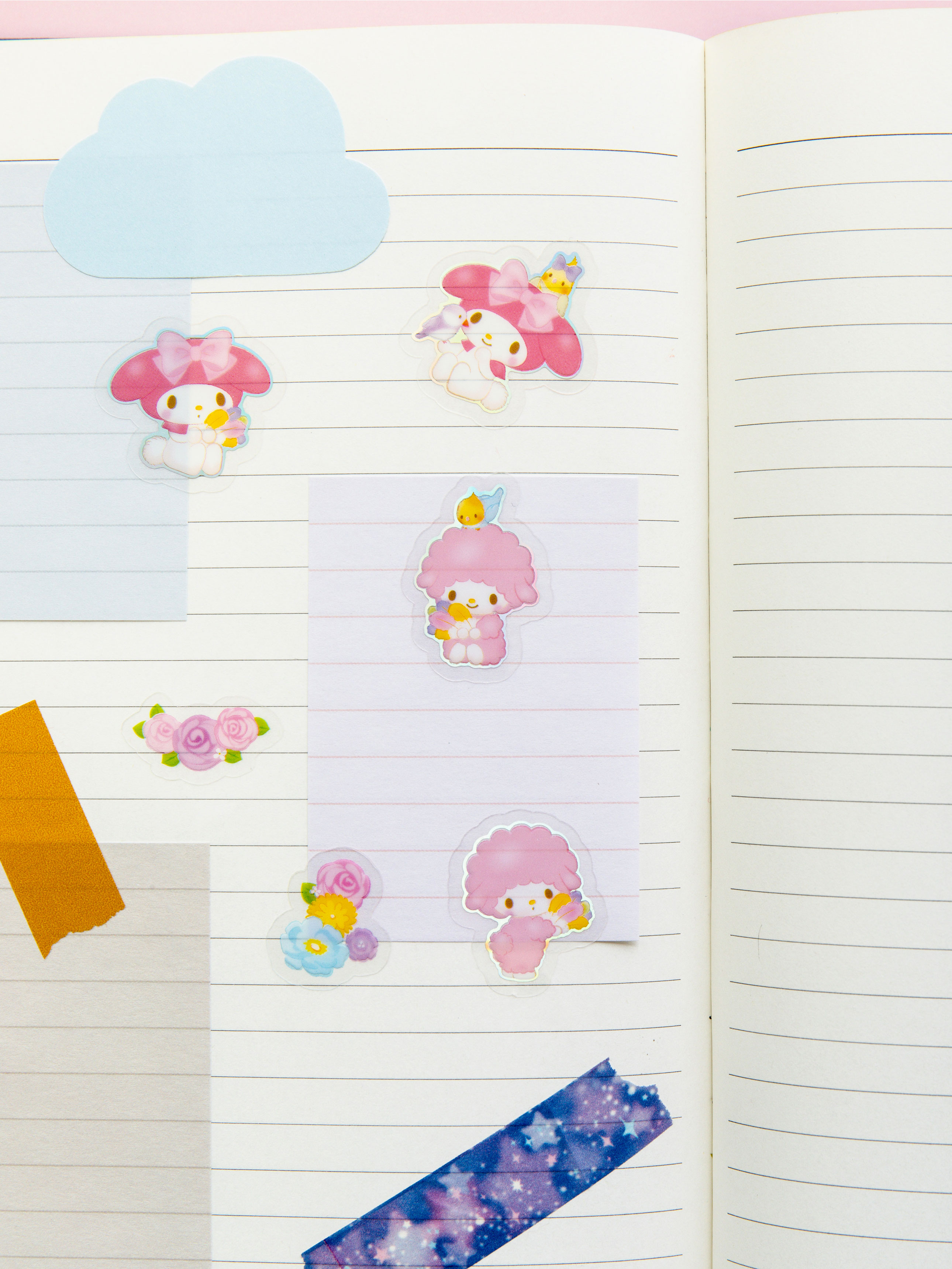 Голографические наклейки My Melody 3 шт.