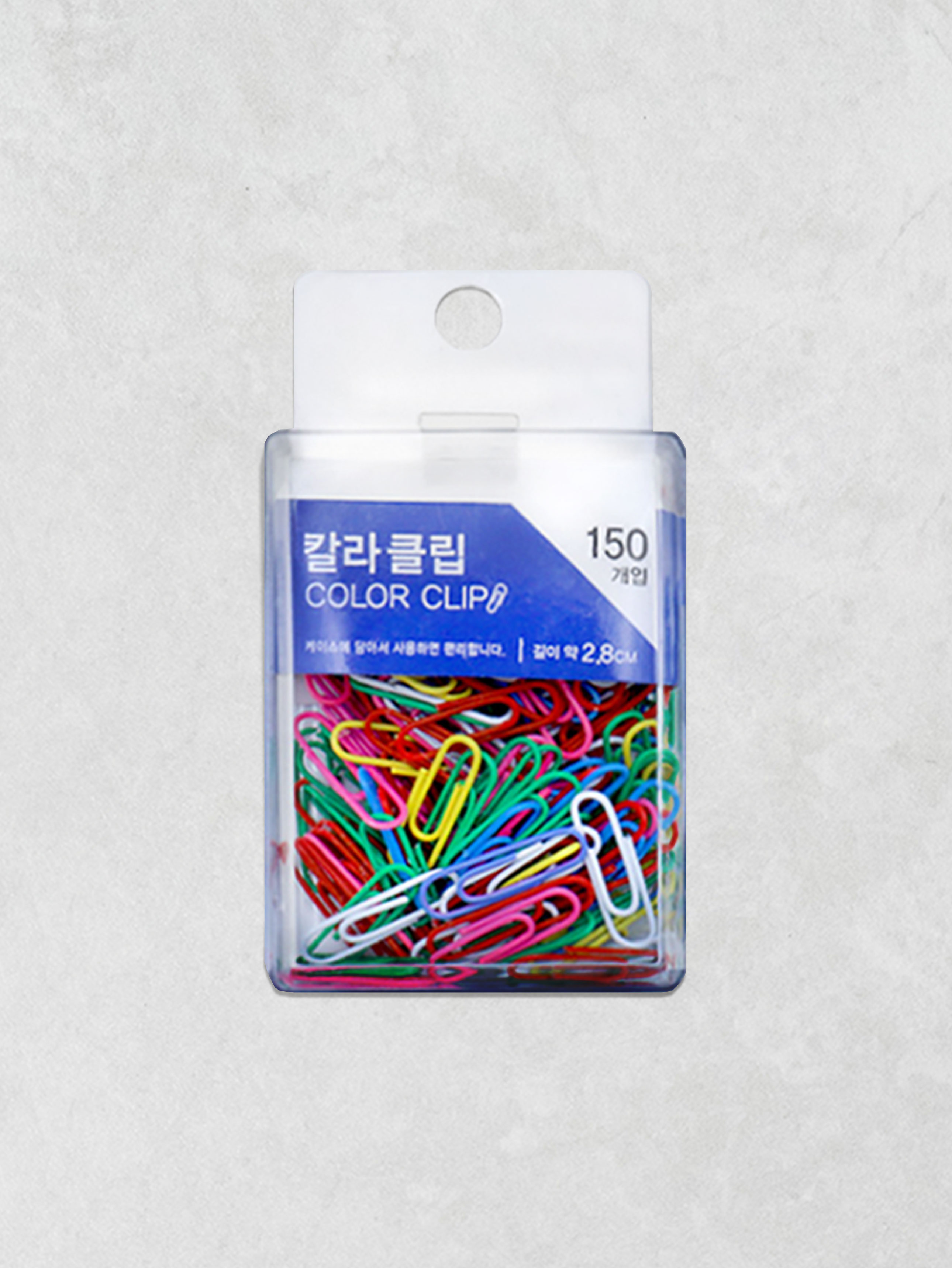 칼라 클립 150개입