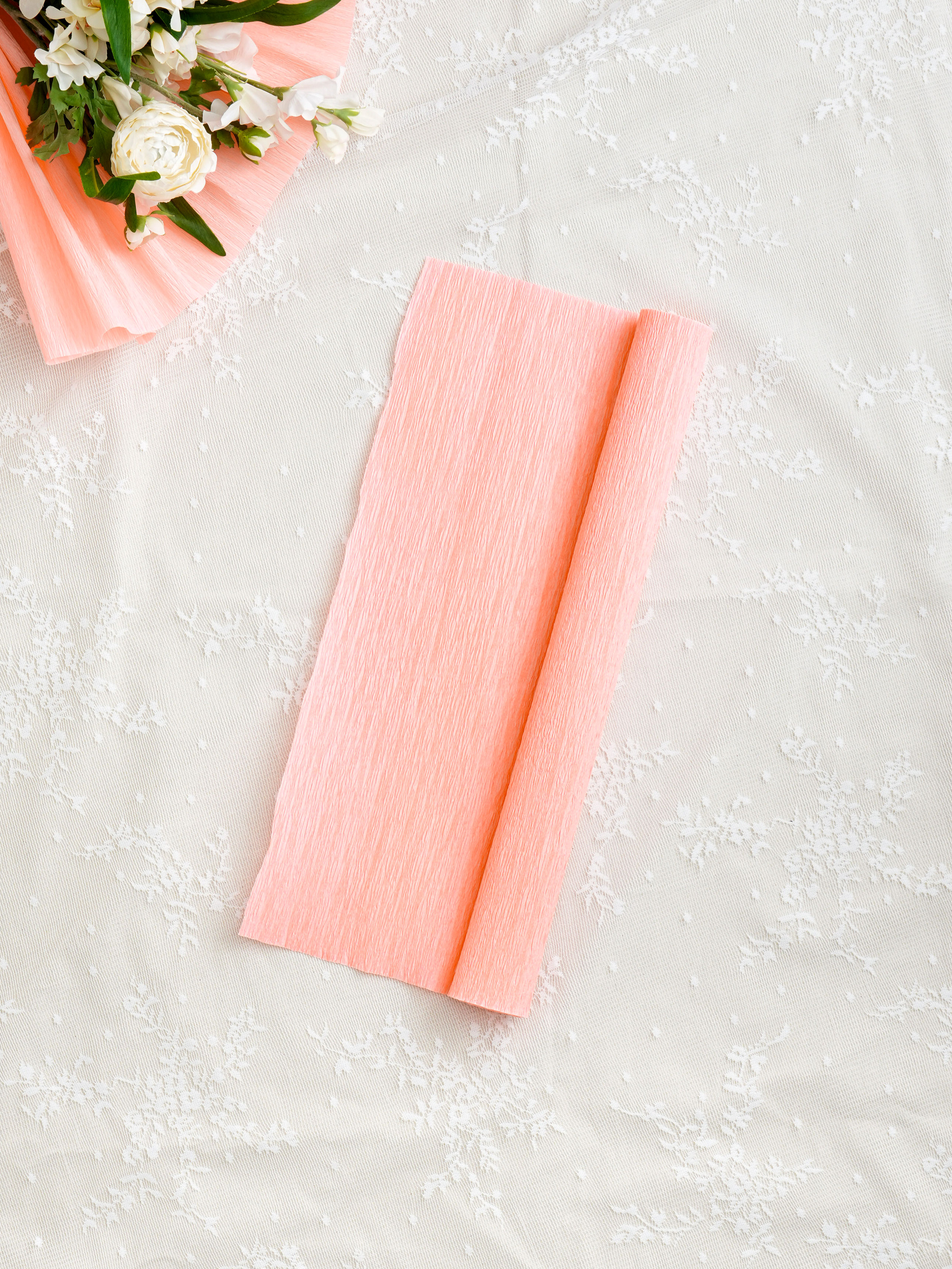 컬러 주름 포장지 50 X 250 cm 핑크