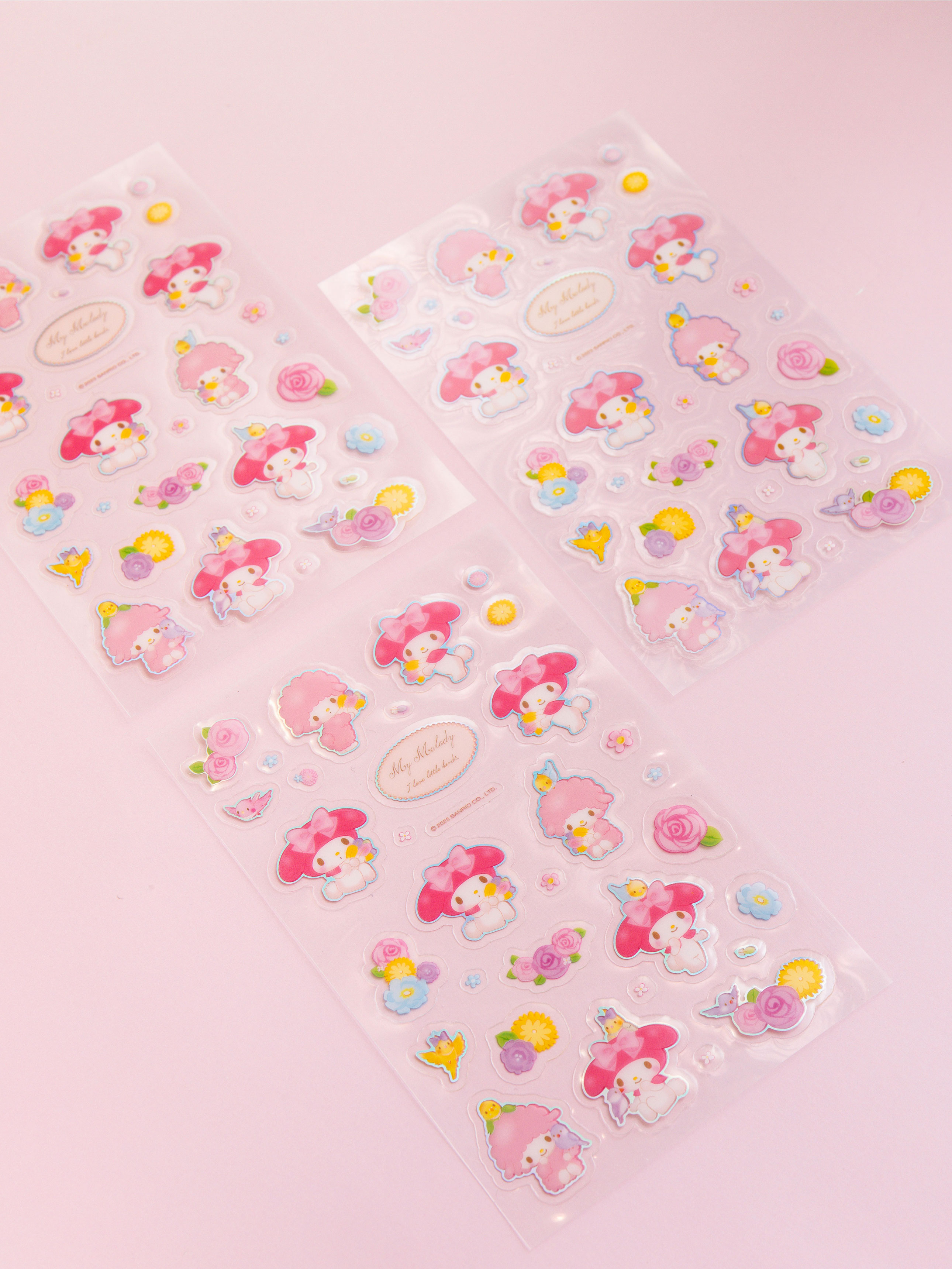 Голографические наклейки My Melody 3 шт.