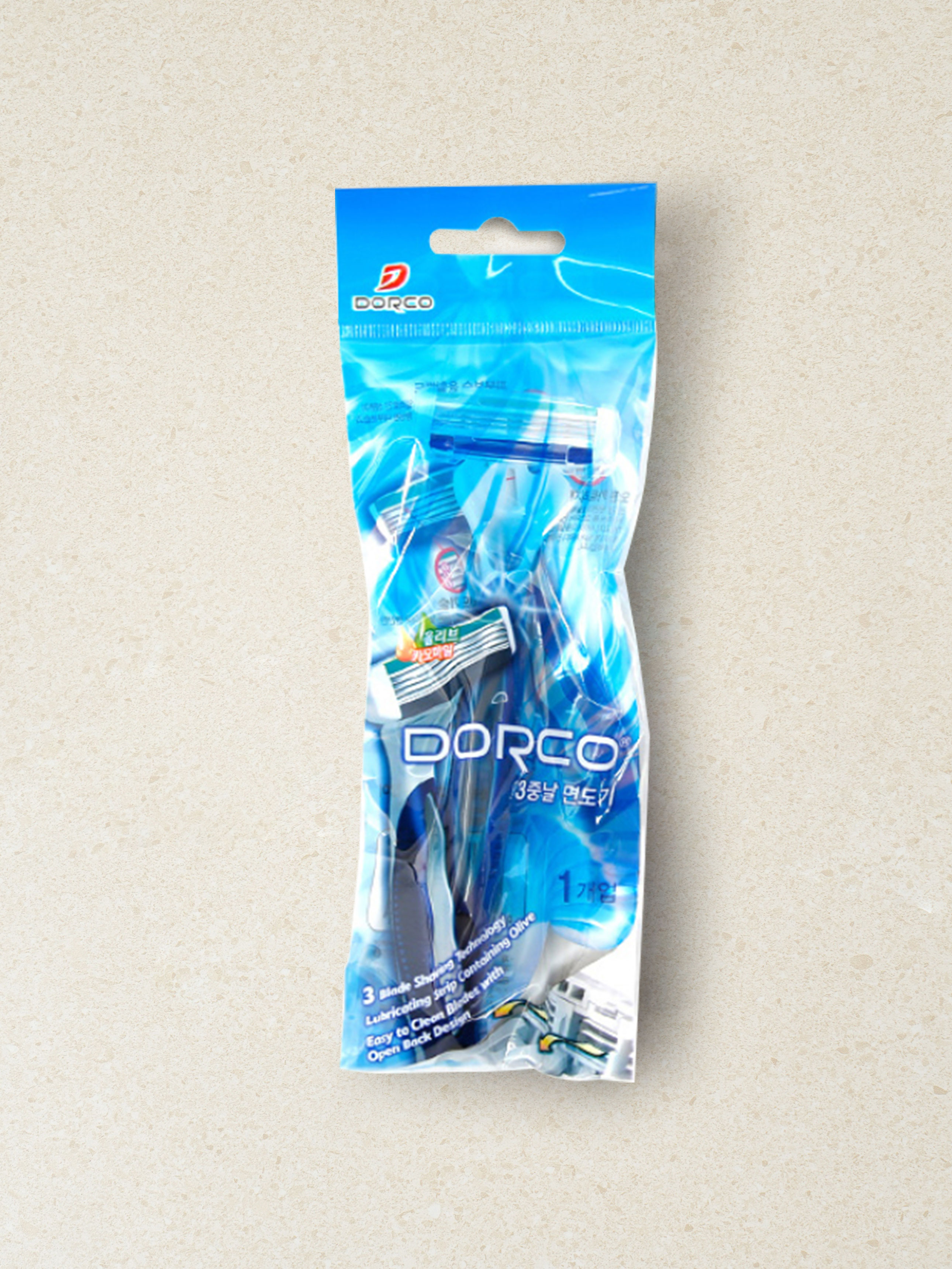 도루코윈 3중날 면도기 1P