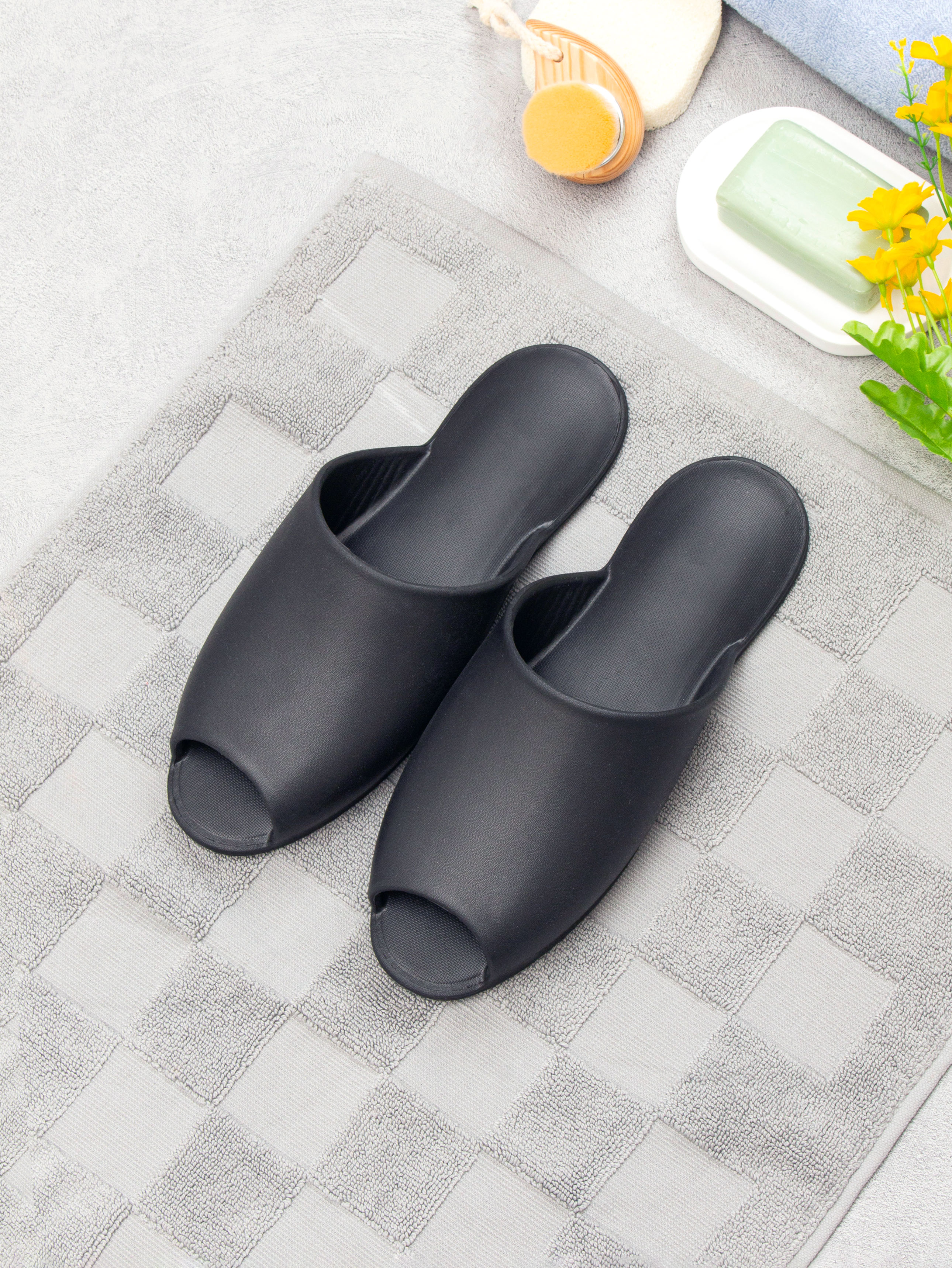 다용도 트임 슬리퍼 블랙 240~260 mm