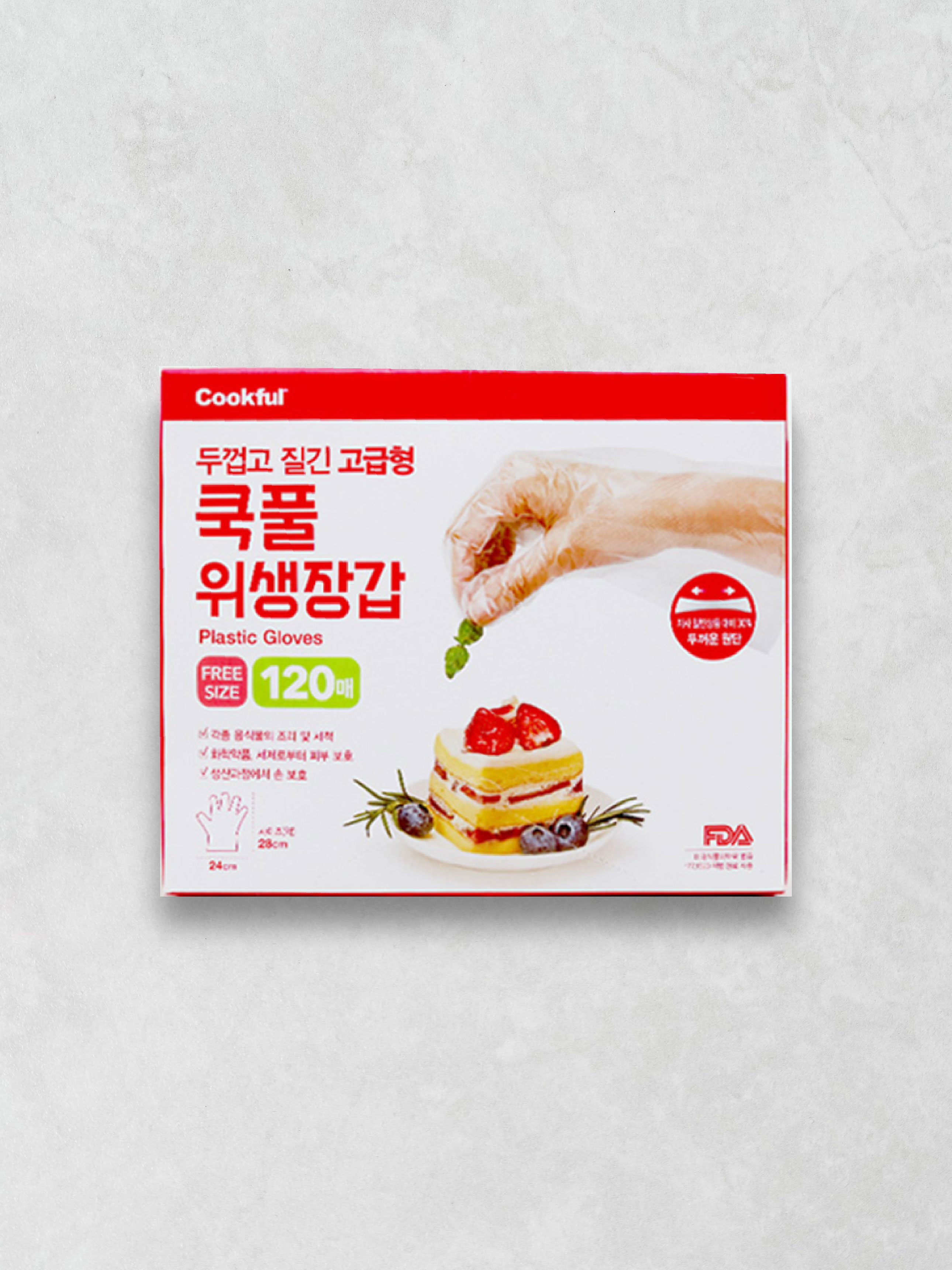 쿡풀 프리미엄 위생장갑 120매