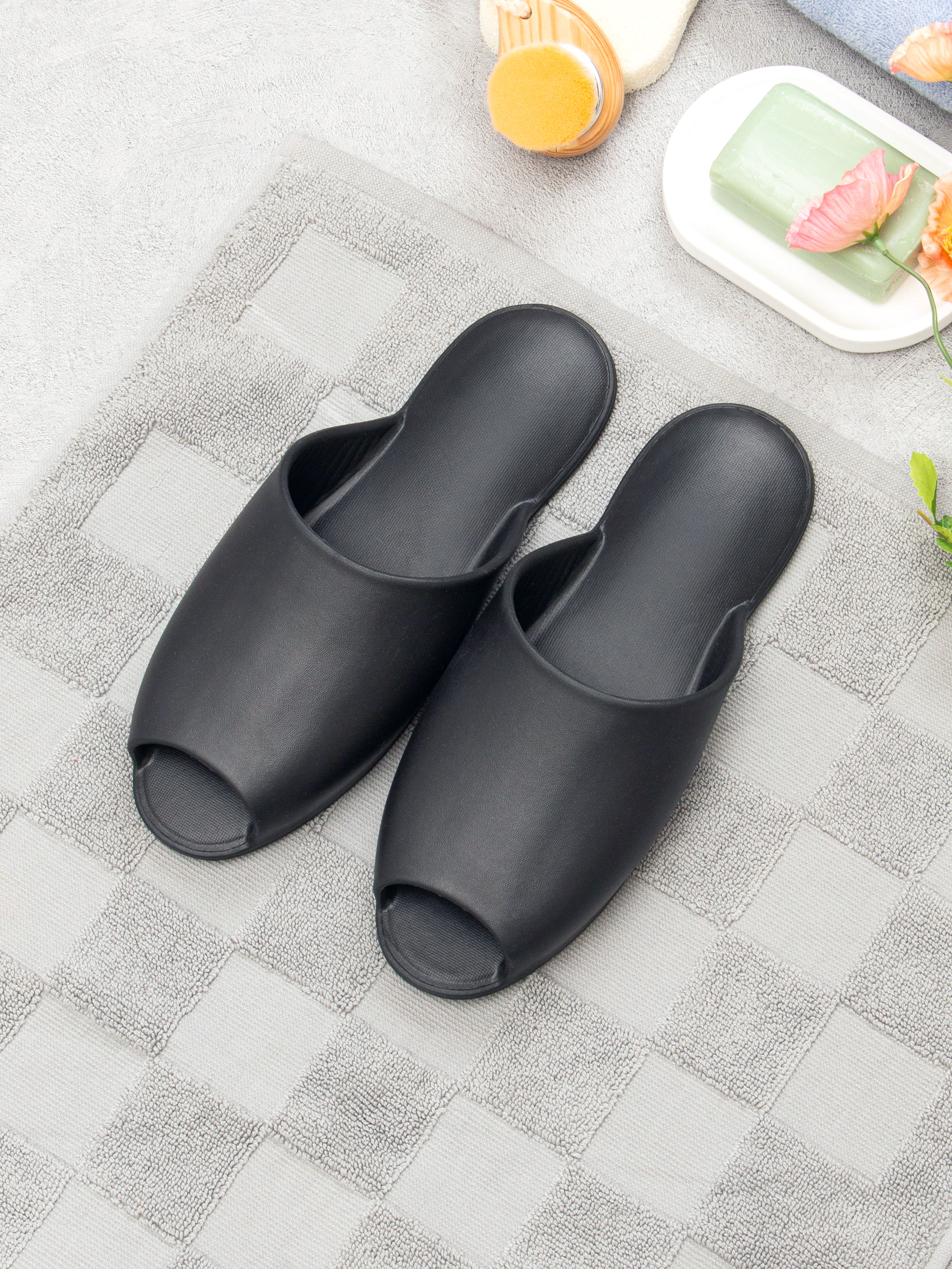 다용도 트임 슬리퍼 블랙 260 ~ 280 mm