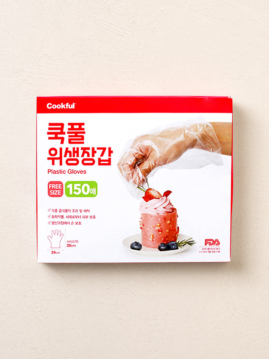 쿡풀 위생장갑 150매