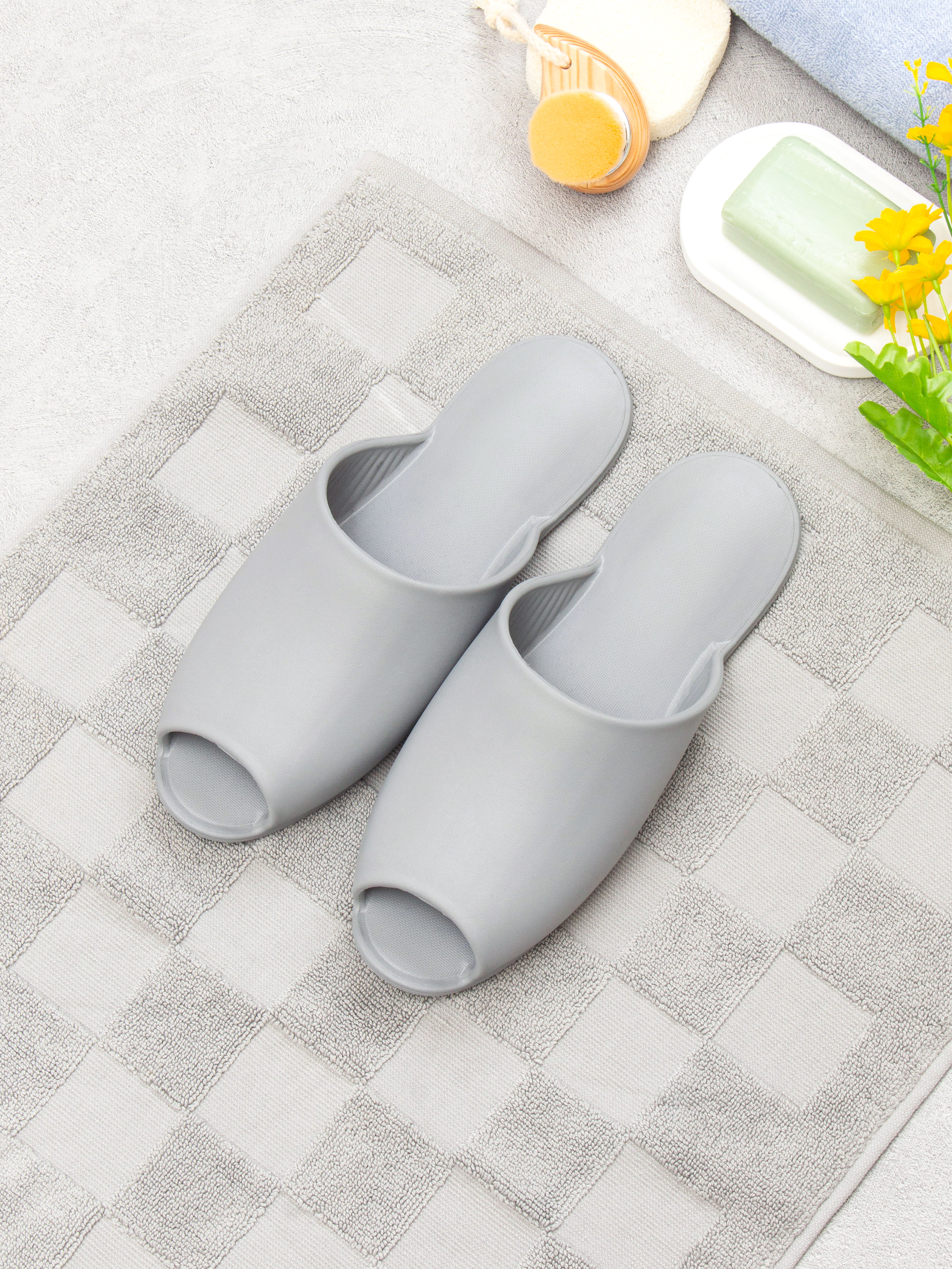 다용도 트임 슬리퍼 그레이 260~280 mm