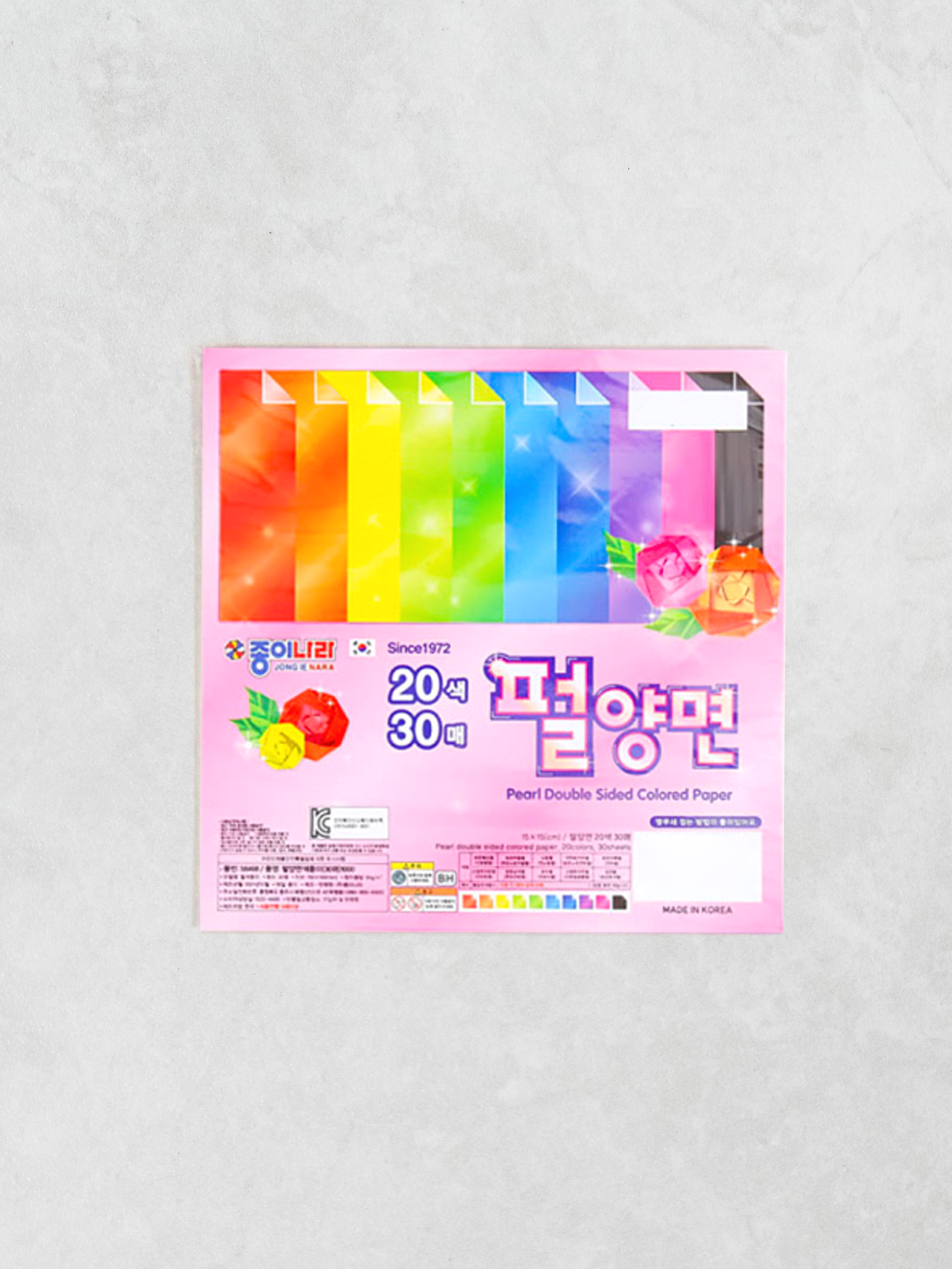 종이나라 펄 양면 색종이 30매
